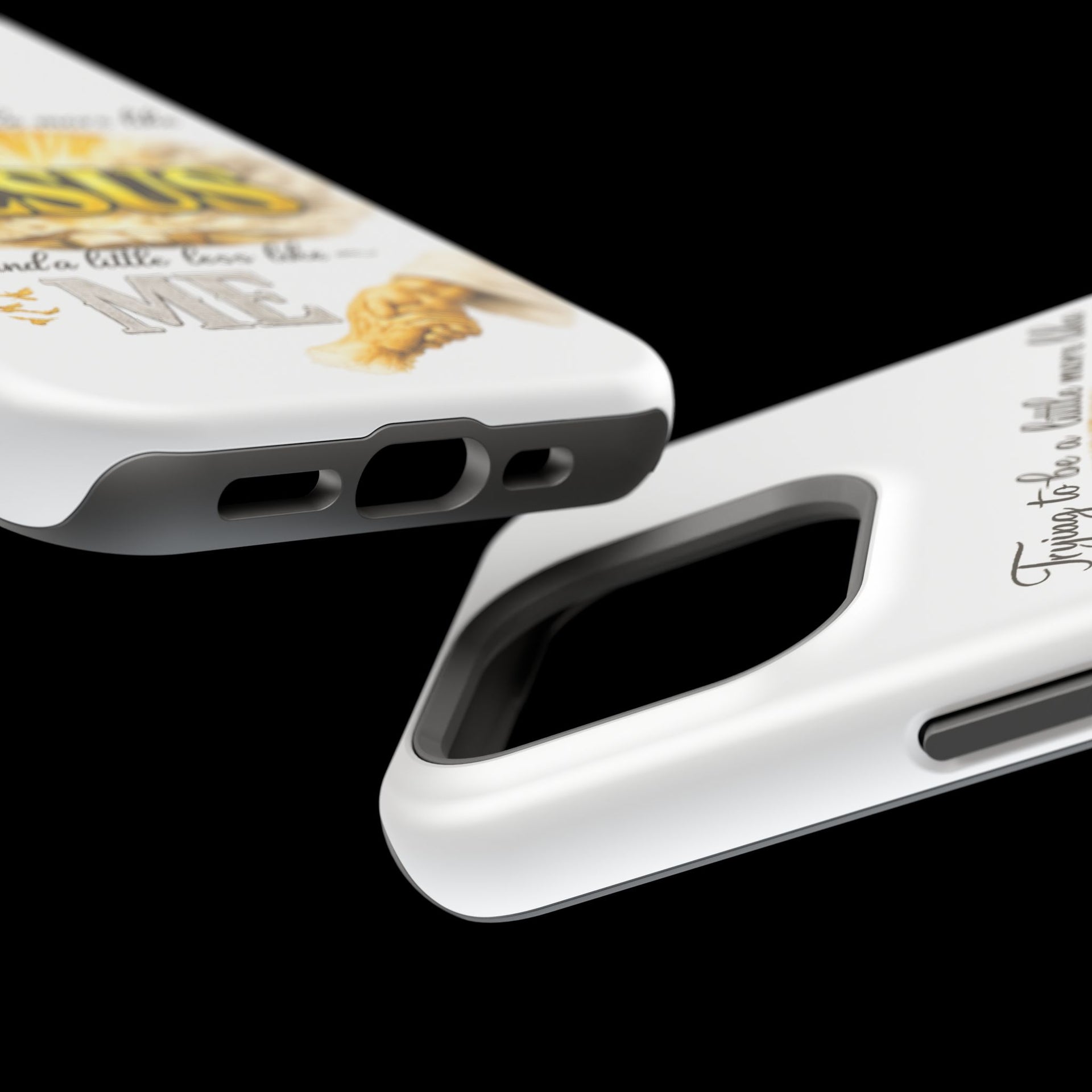 Christian Quote Magnetic Phone Case — "Trying to be a Little More Jesus and a Little Less Like Me"