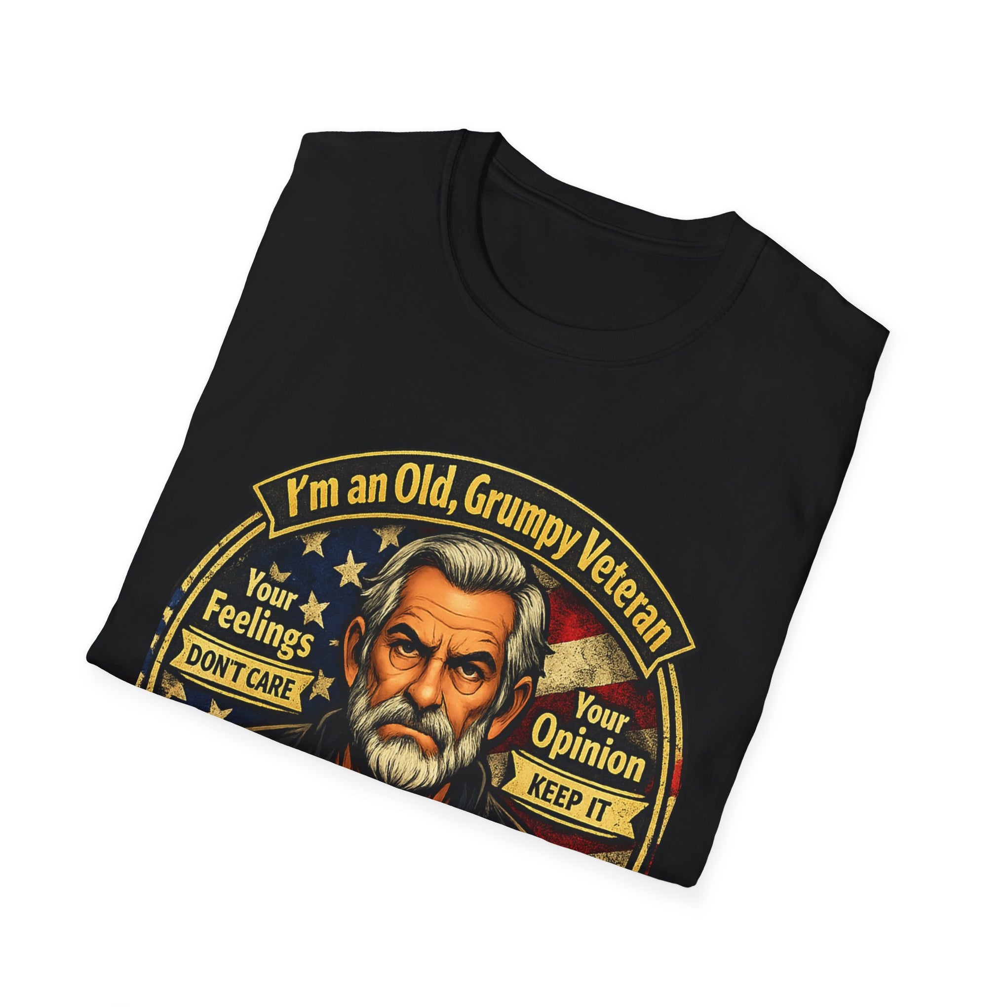 Veteran 'Leave Me Alone' T-Shirt — Old Grumpy Veteran Graphic Tee