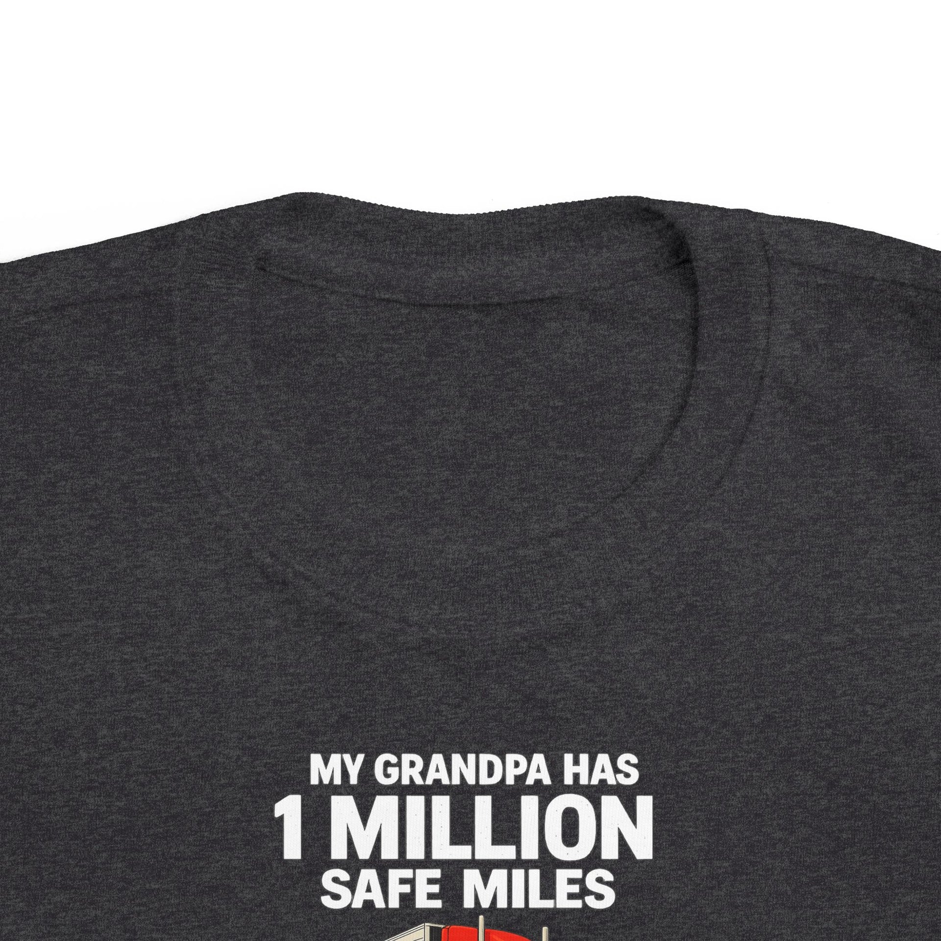 Toddler Tee – "My Grandma Has 1 Million Safe Miles" Cute Grandma Road-Trip Shirt