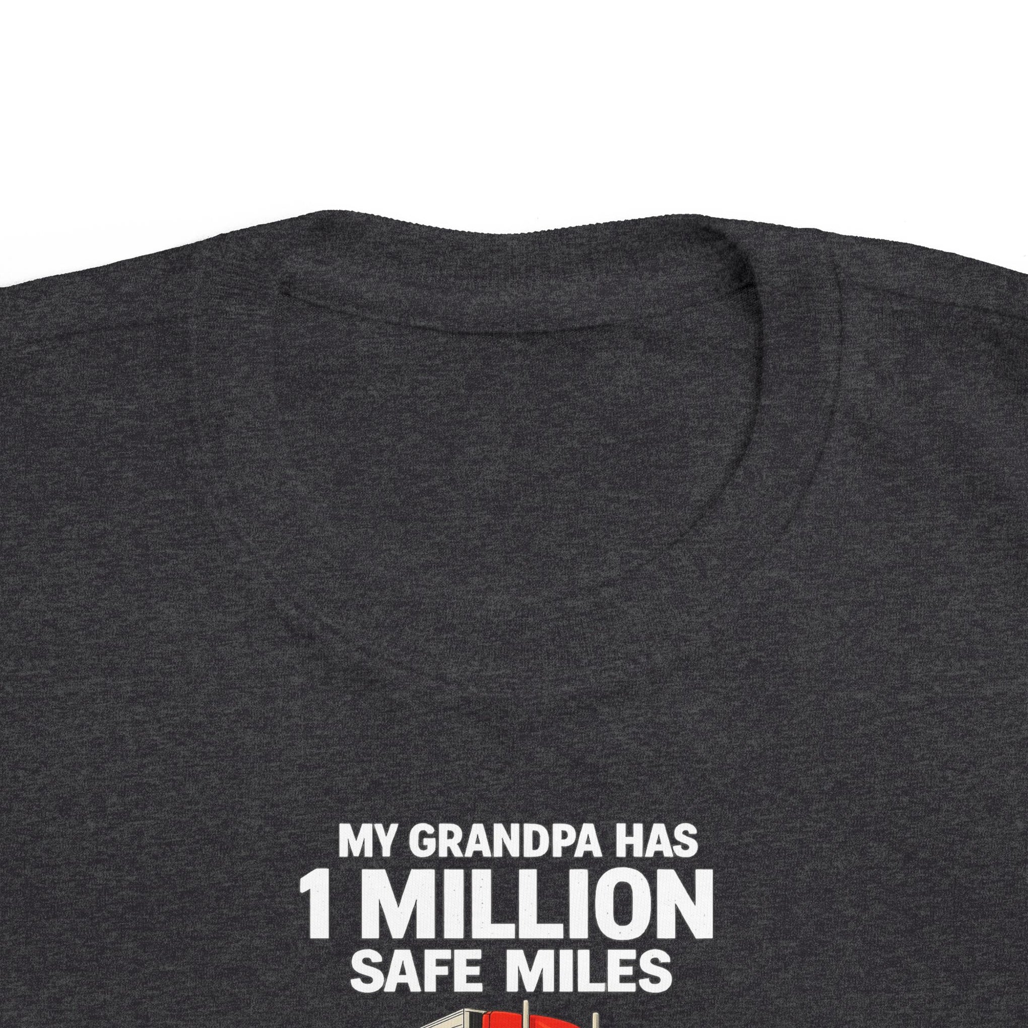 Toddler Tee – "My Grandma Has 1 Million Safe Miles" Cute Grandma Road-Trip Shirt