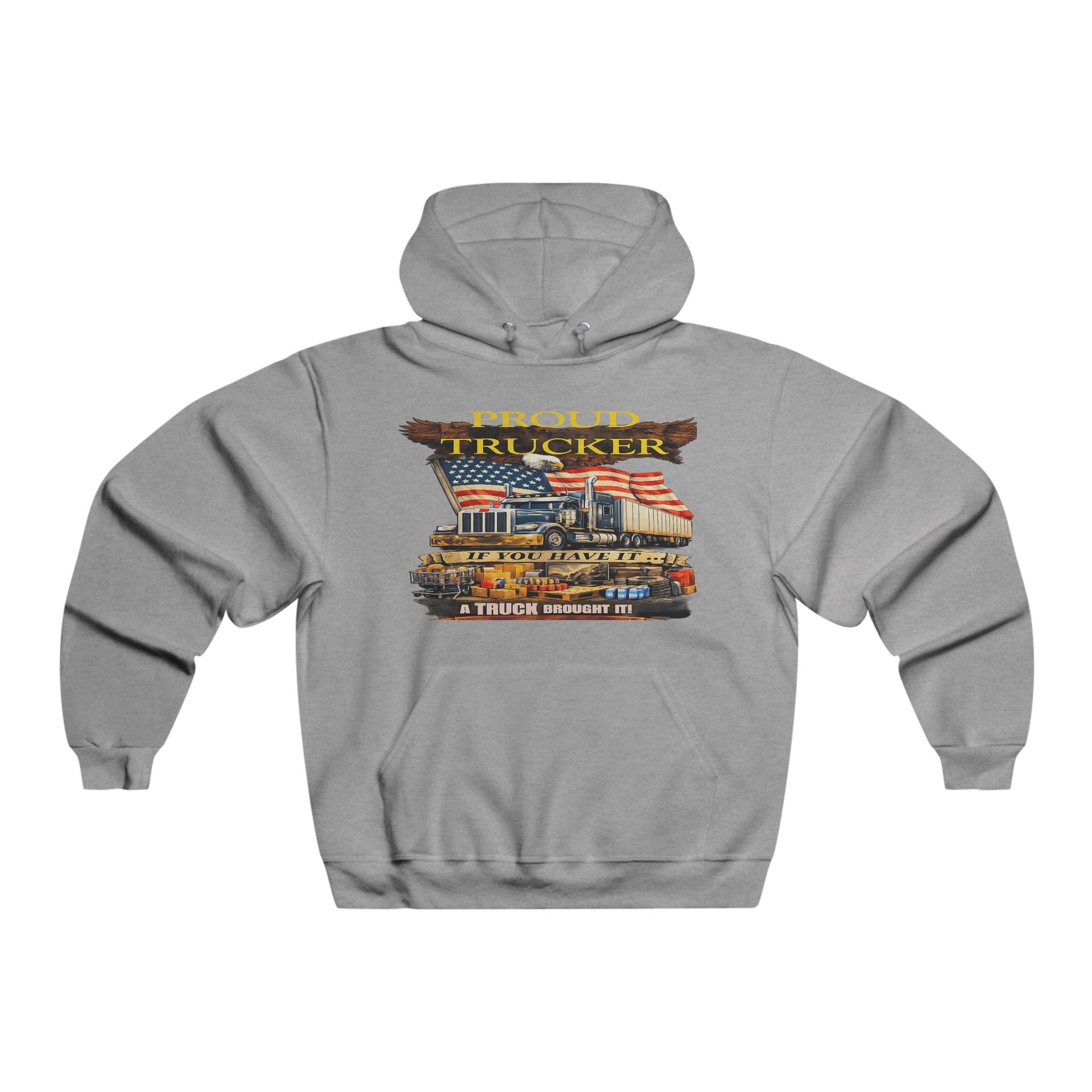 Proud Trucker - Proud Truck Driver Graphic Hoodie