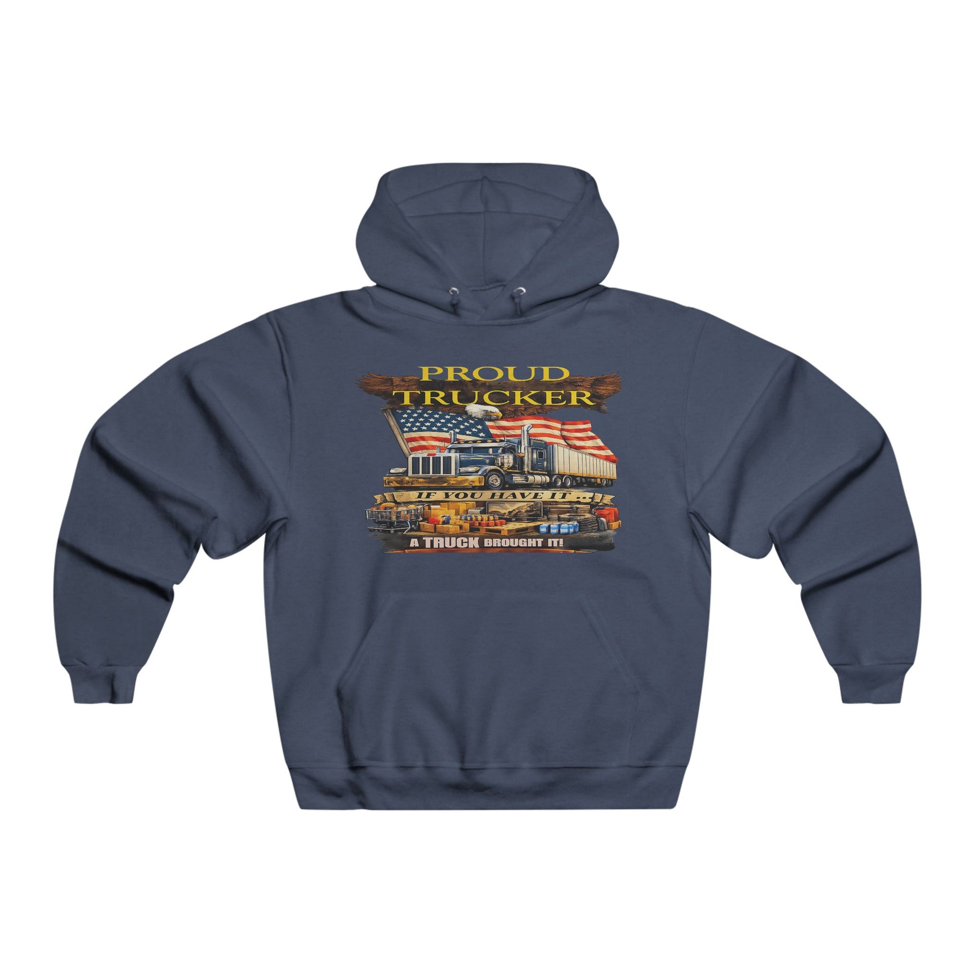 Proud Trucker - Proud Truck Driver Graphic Hoodie