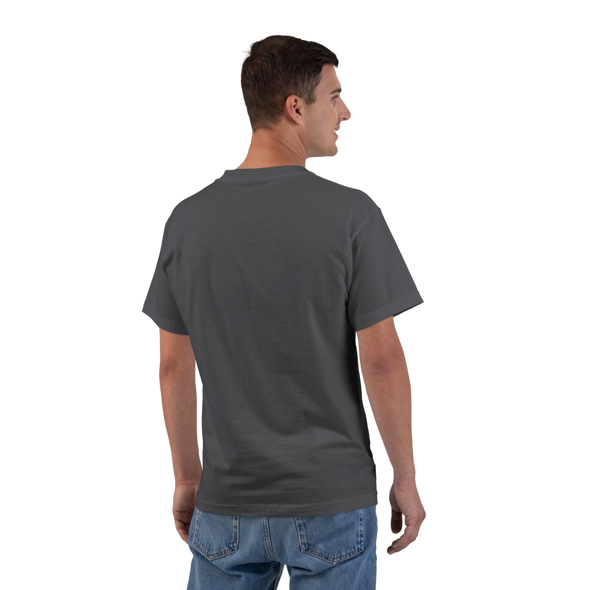 Big an Tall - "Proud Trucker" American Flag Semi Truck Graphic