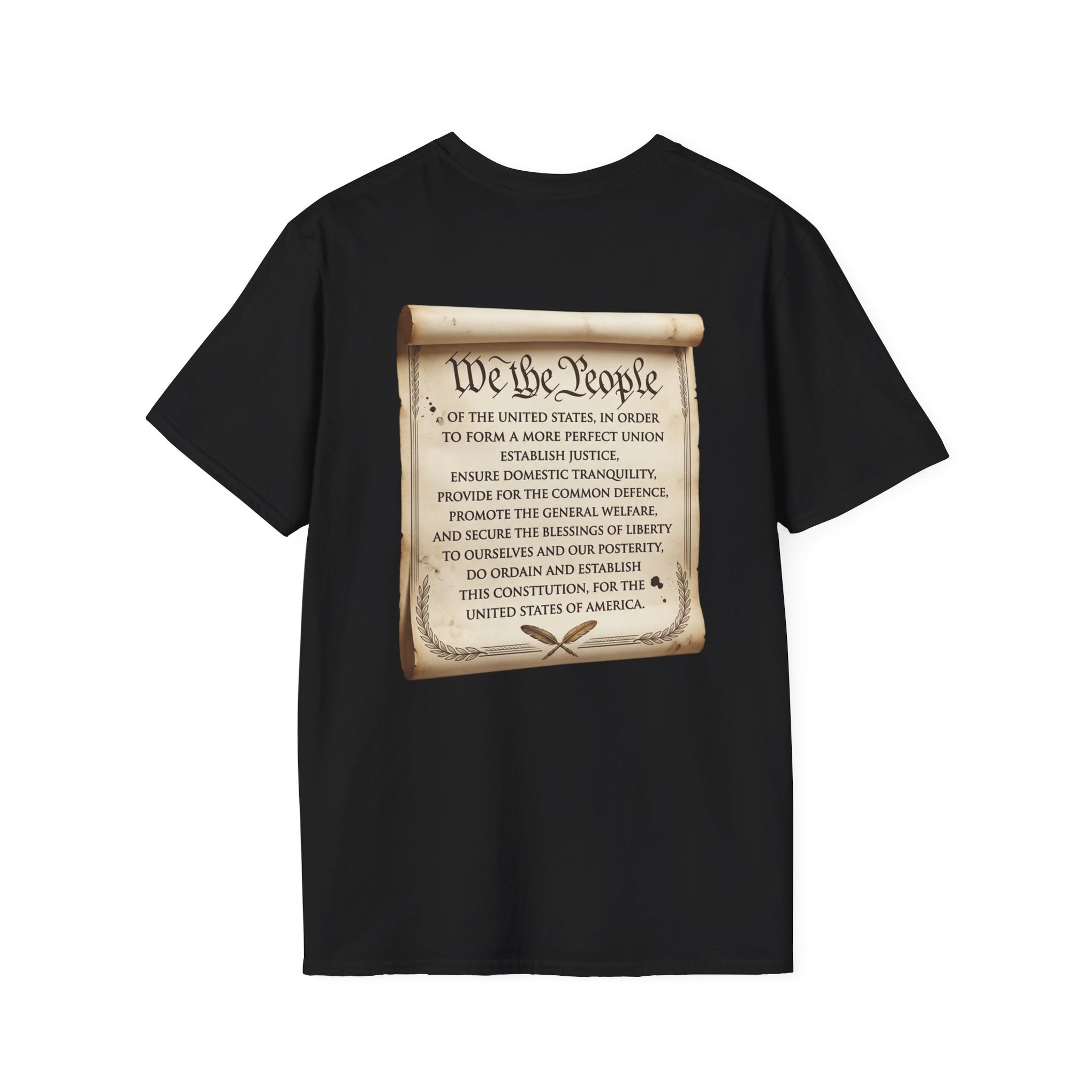 Patriotic "We the People 1776-2026" T-Shirt — American Flag & Constitution Tee for Independence Day