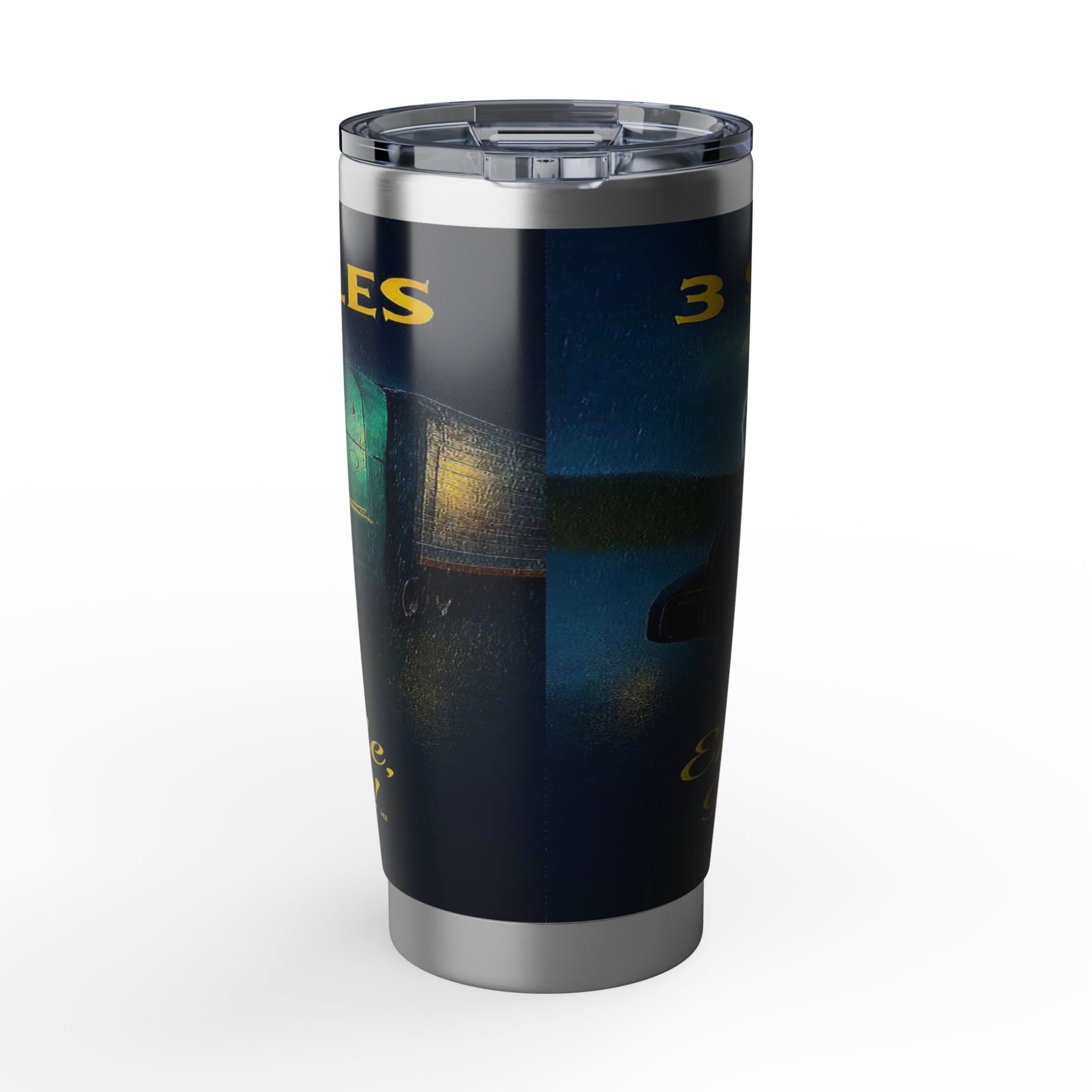 20oz Tumbler — 'Vagabond' Vintage Road Trip Travel Tumbler ("3 Simple Rules")