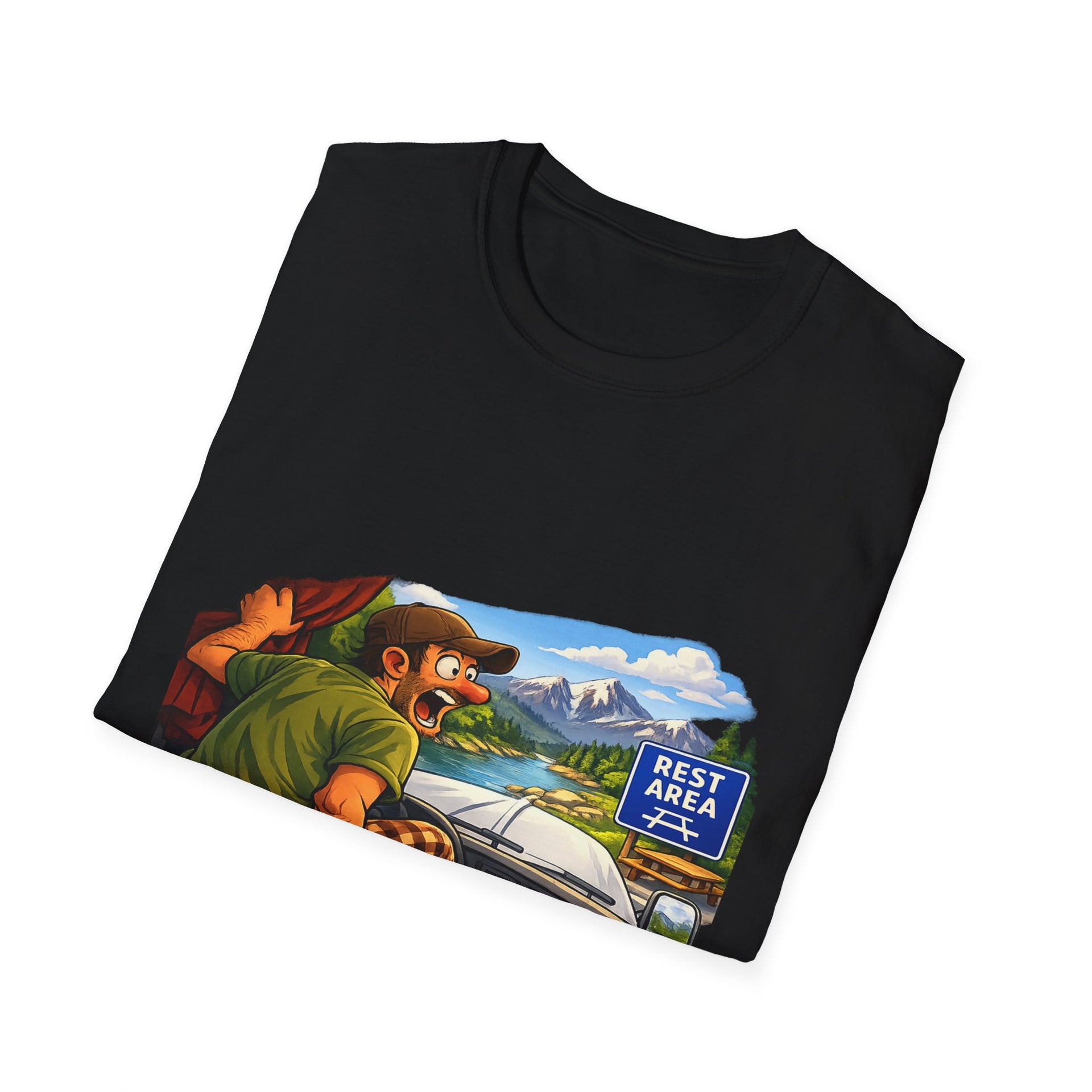 T-Shirt — "Where the Hell Am I?" Road Trip Scenic Graphic Tee