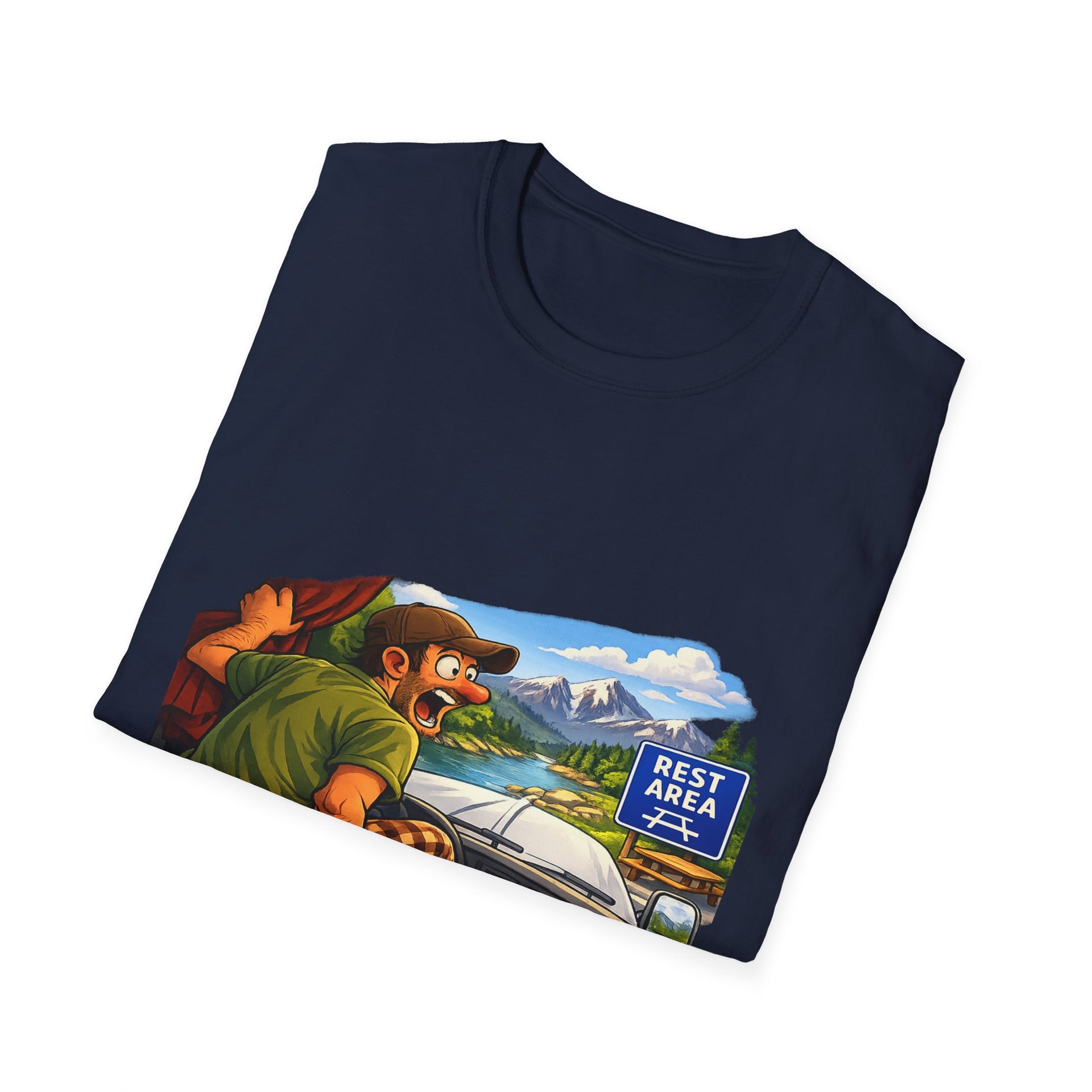 T-Shirt — "Where the Hell Am I?" Road Trip Scenic Graphic Tee