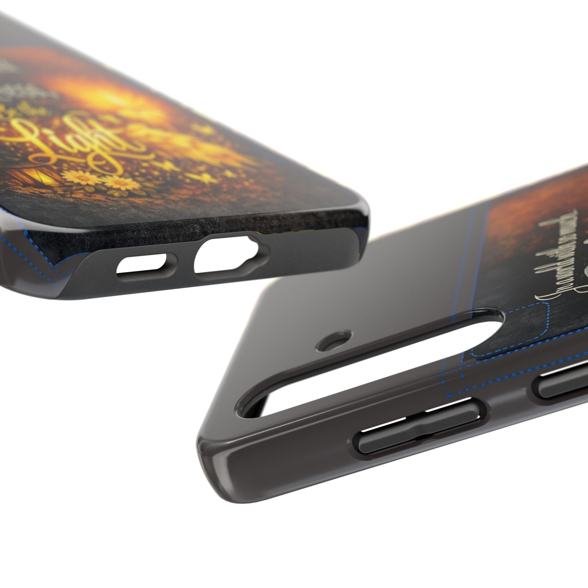 Phone Case — "In a world with so much darkness, Be the Light" Inspirational Tough Case