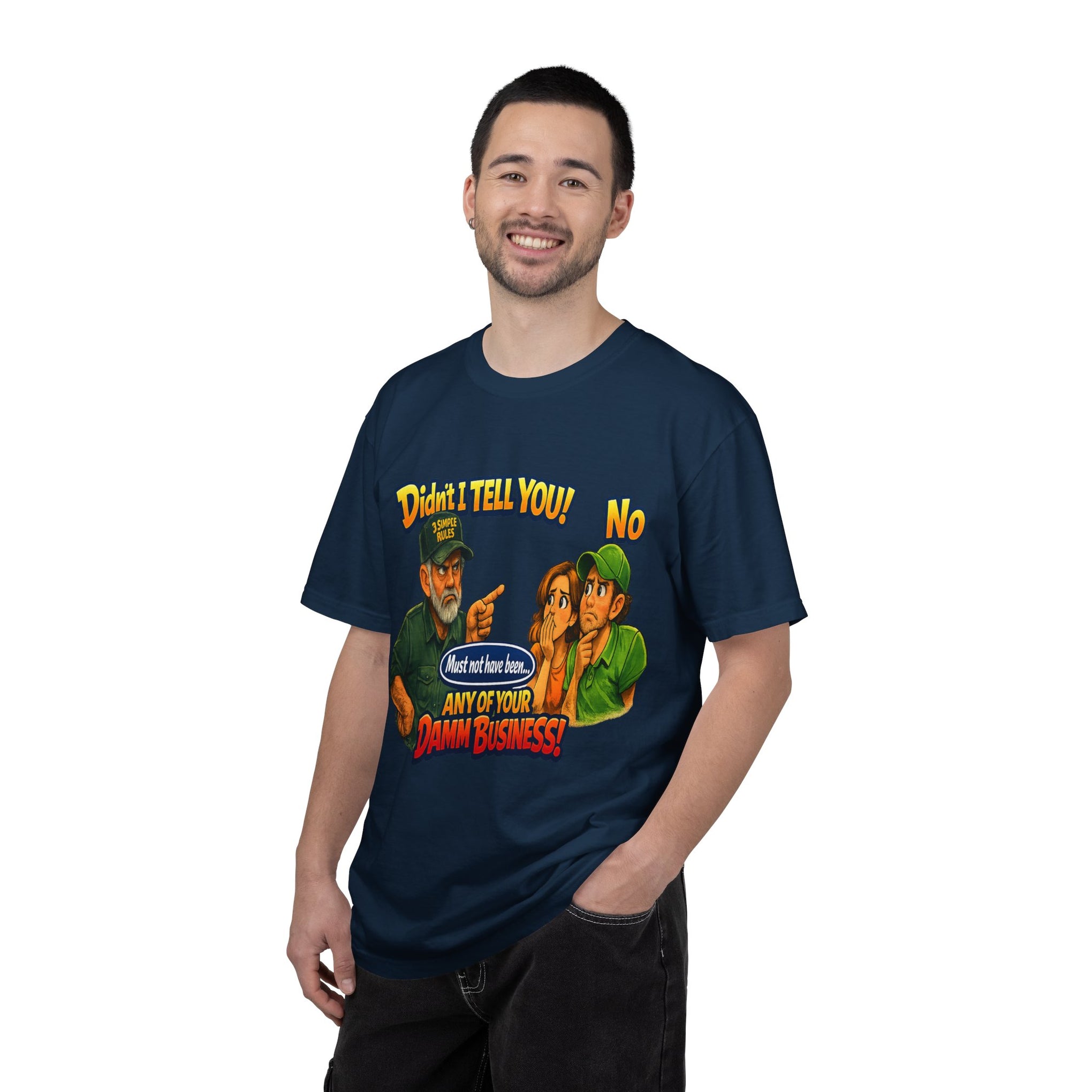 Funny "None of Your D*** Business" Graphic T-Shirt