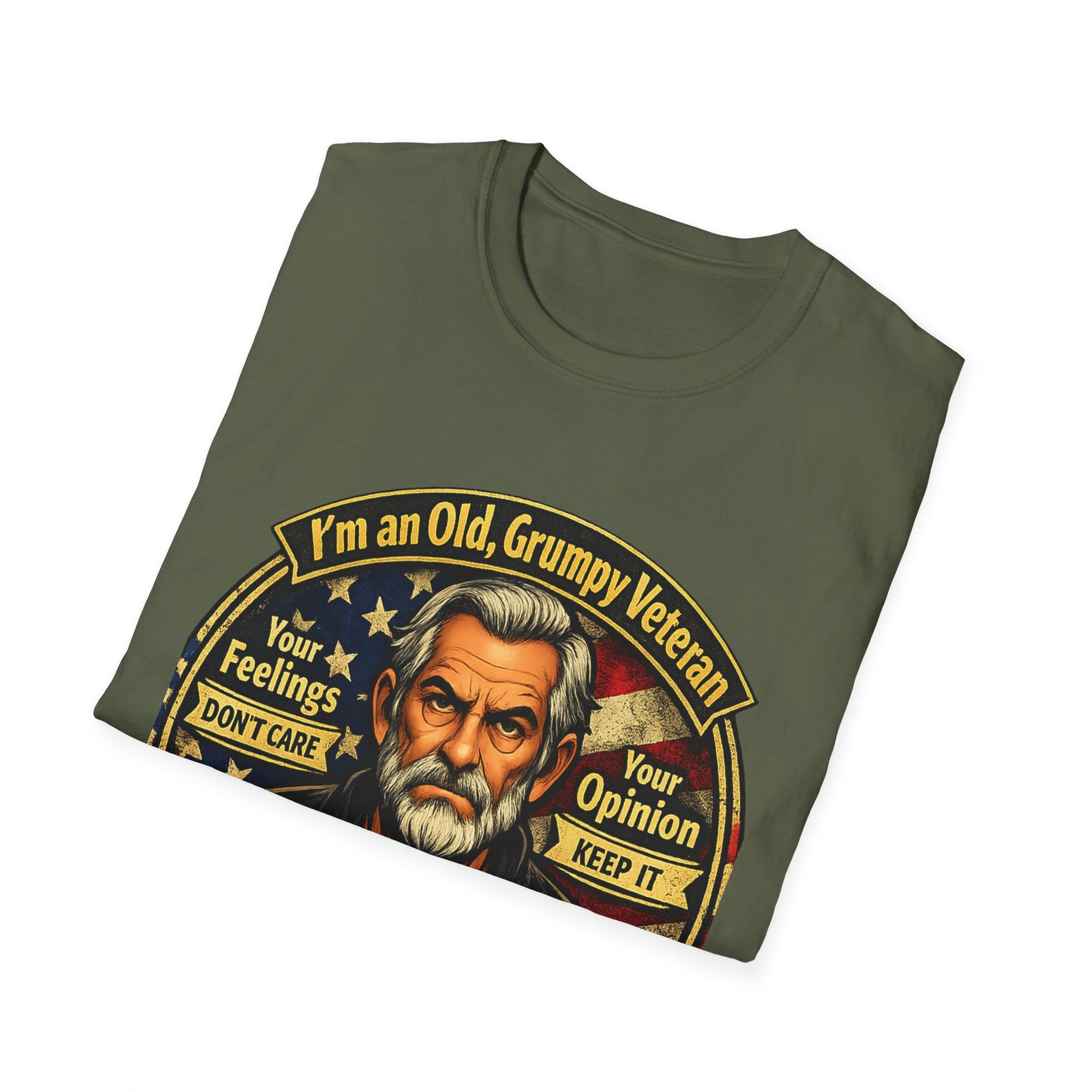 Veteran 'Leave Me Alone' T-Shirt — Old Grumpy Veteran Graphic Tee