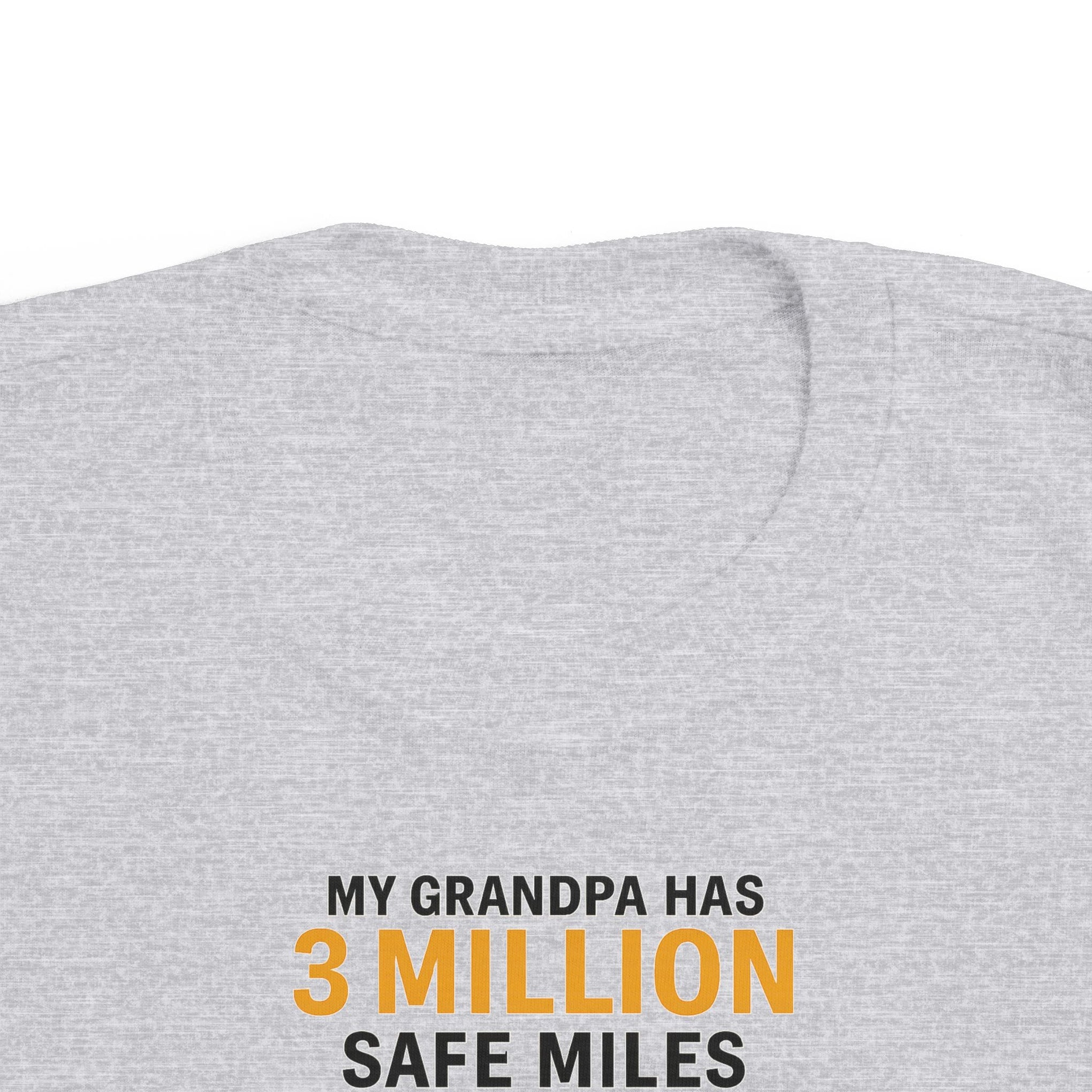 Toddler Tee - "My Grandpa Has 3 Million Safe Miles" Vintage Camper Kids Shirt