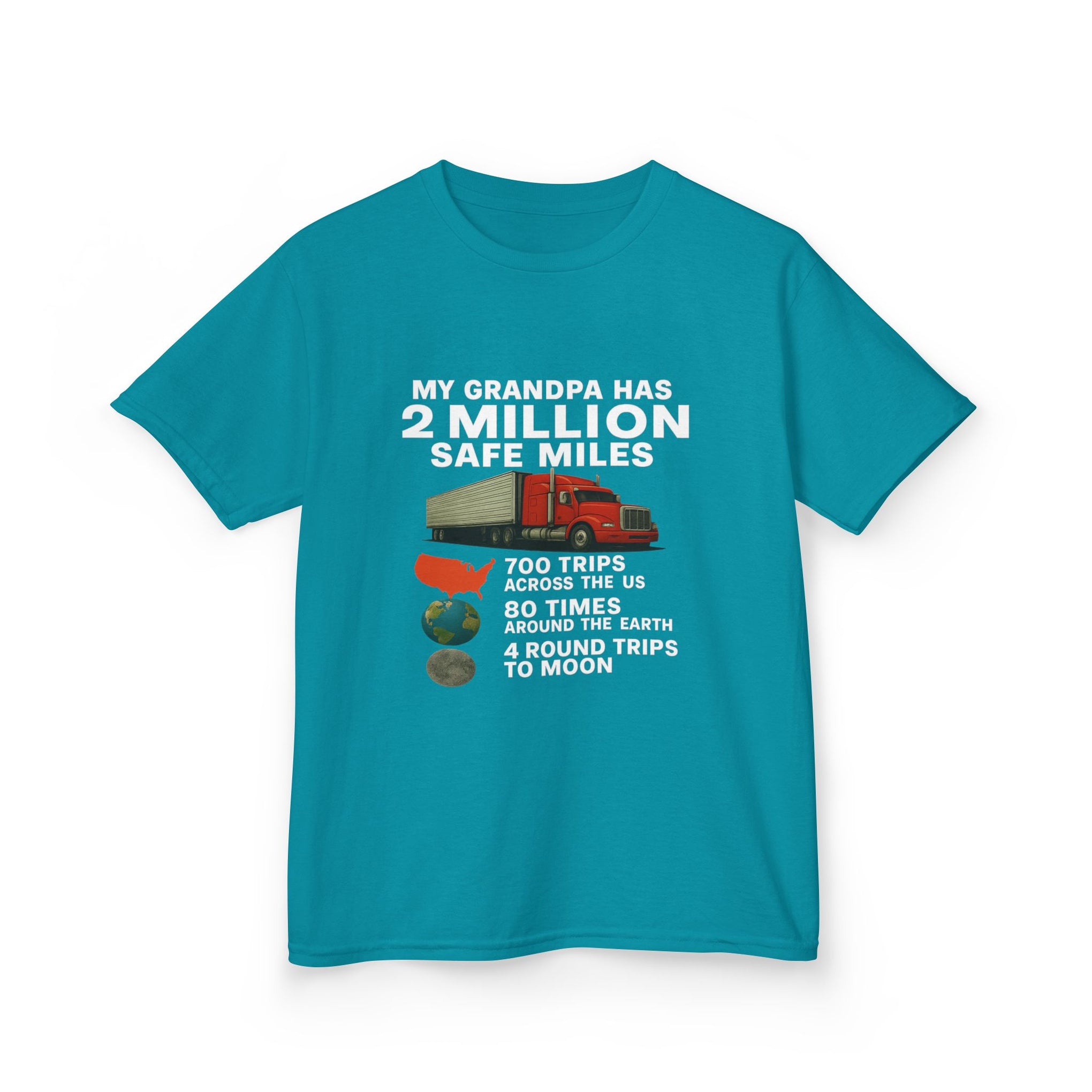 Kids Tee – “My Grandpa Has 2 Million Safe Miles” Vintage Pilot Aviation Shirt