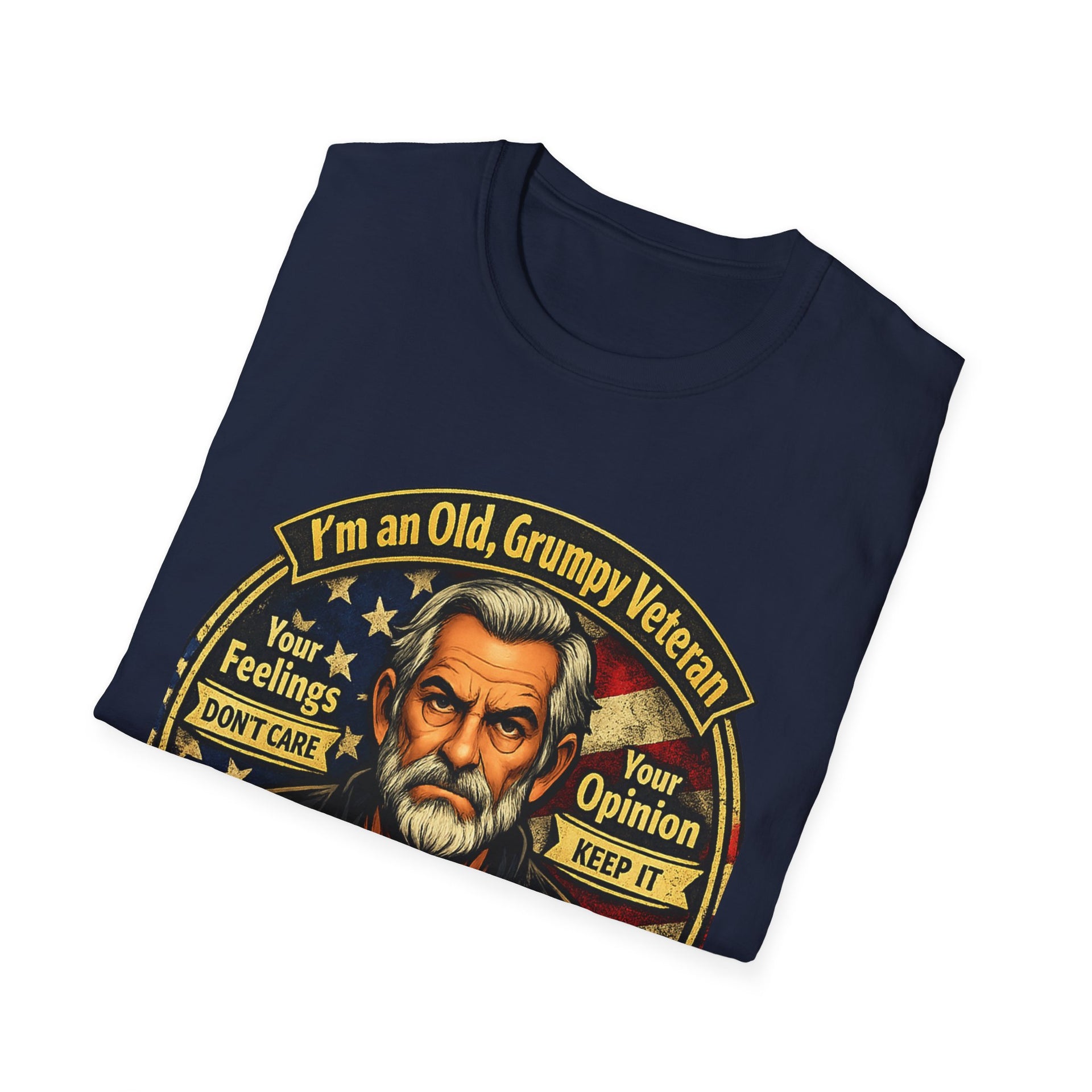 Veteran 'Leave Me Alone' T-Shirt — Old Grumpy Veteran Graphic Tee