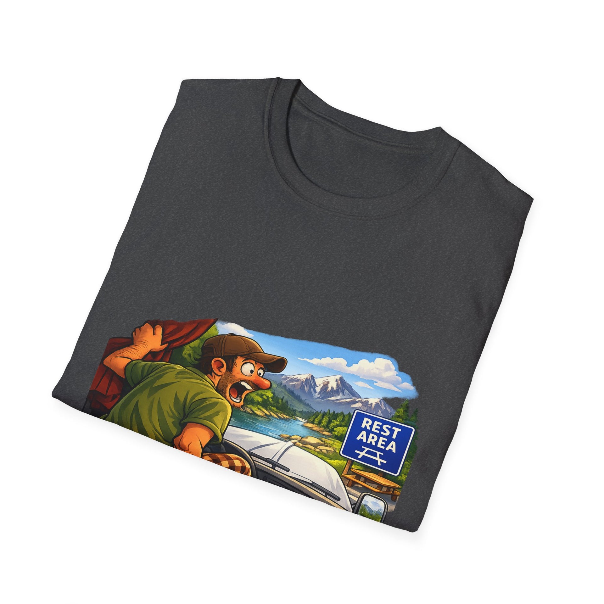 T-Shirt — "Where the Hell Am I?" Road Trip Scenic Graphic Tee