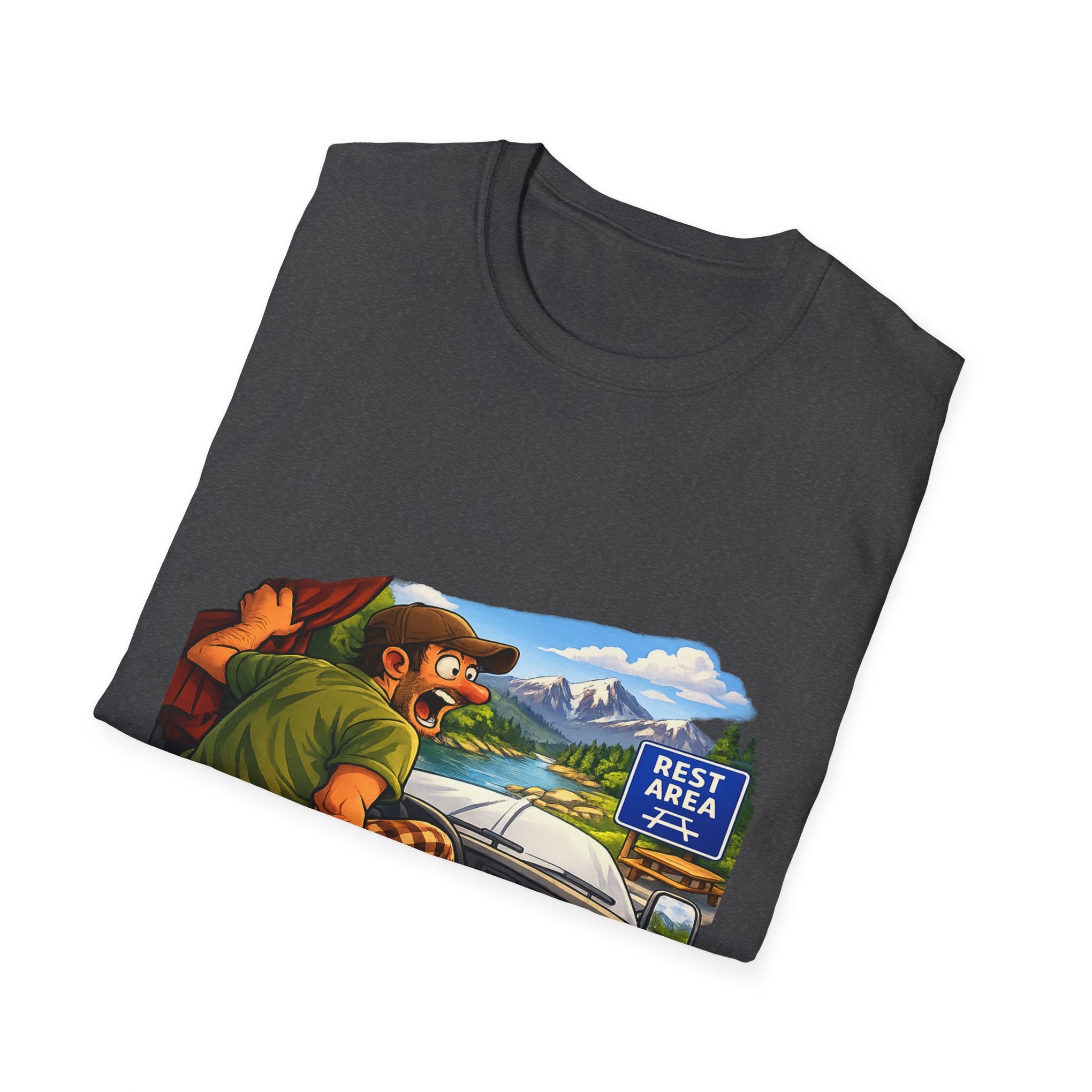 T-Shirt — "Where the Hell Am I?" Road Trip Scenic Graphic Tee