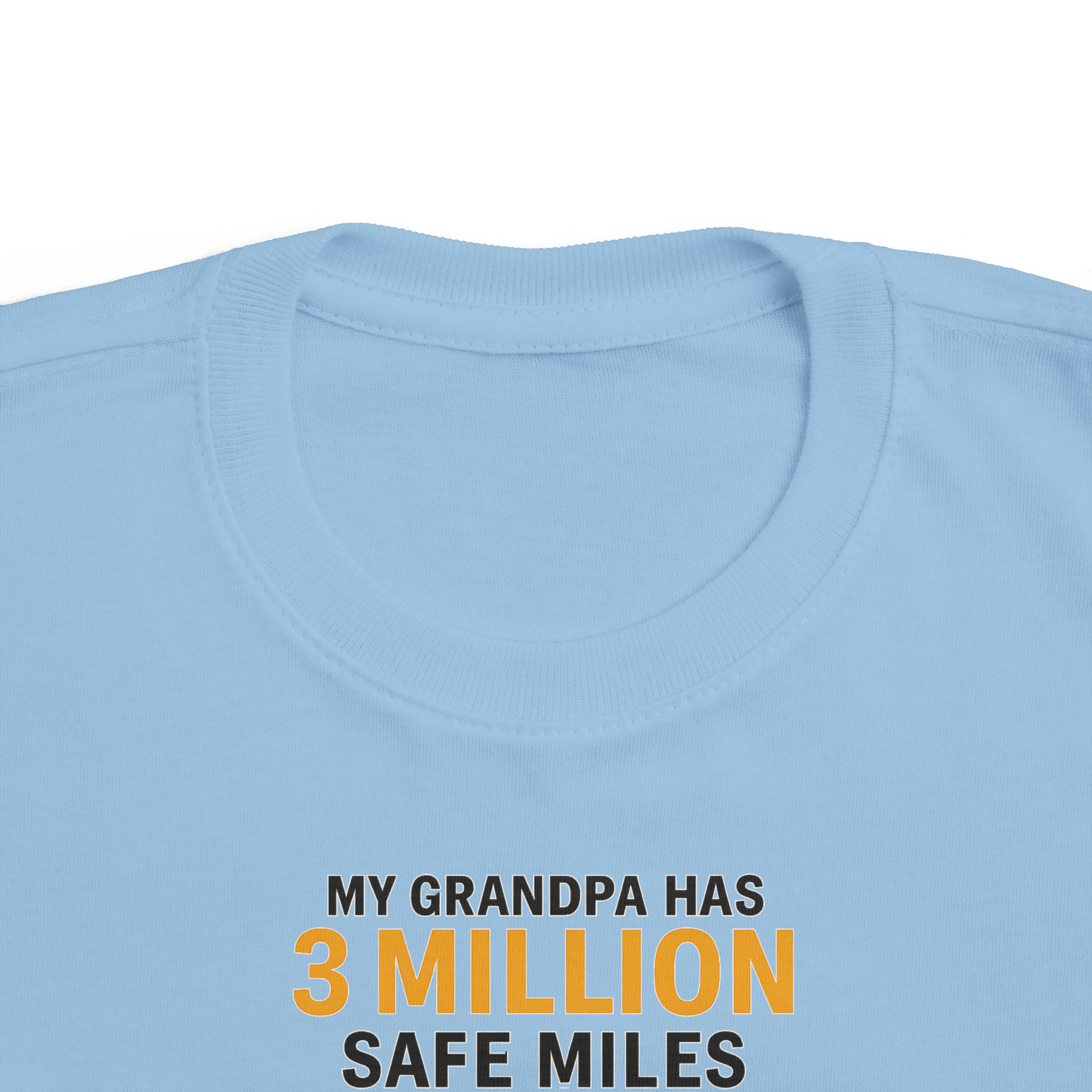 Toddler Tee - "My Grandpa Has 3 Million Safe Miles" Vintage Camper Kids Shirt