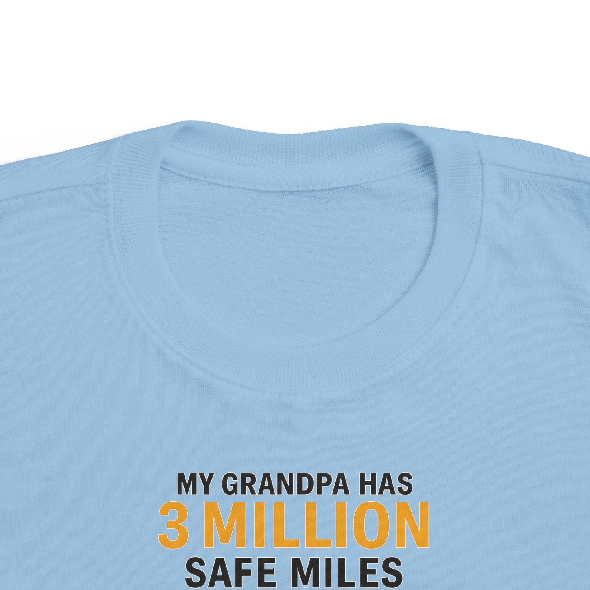 Toddler Tee - "My Grandpa Has 3 Million Safe Miles" Vintage Camper Kids Shirt