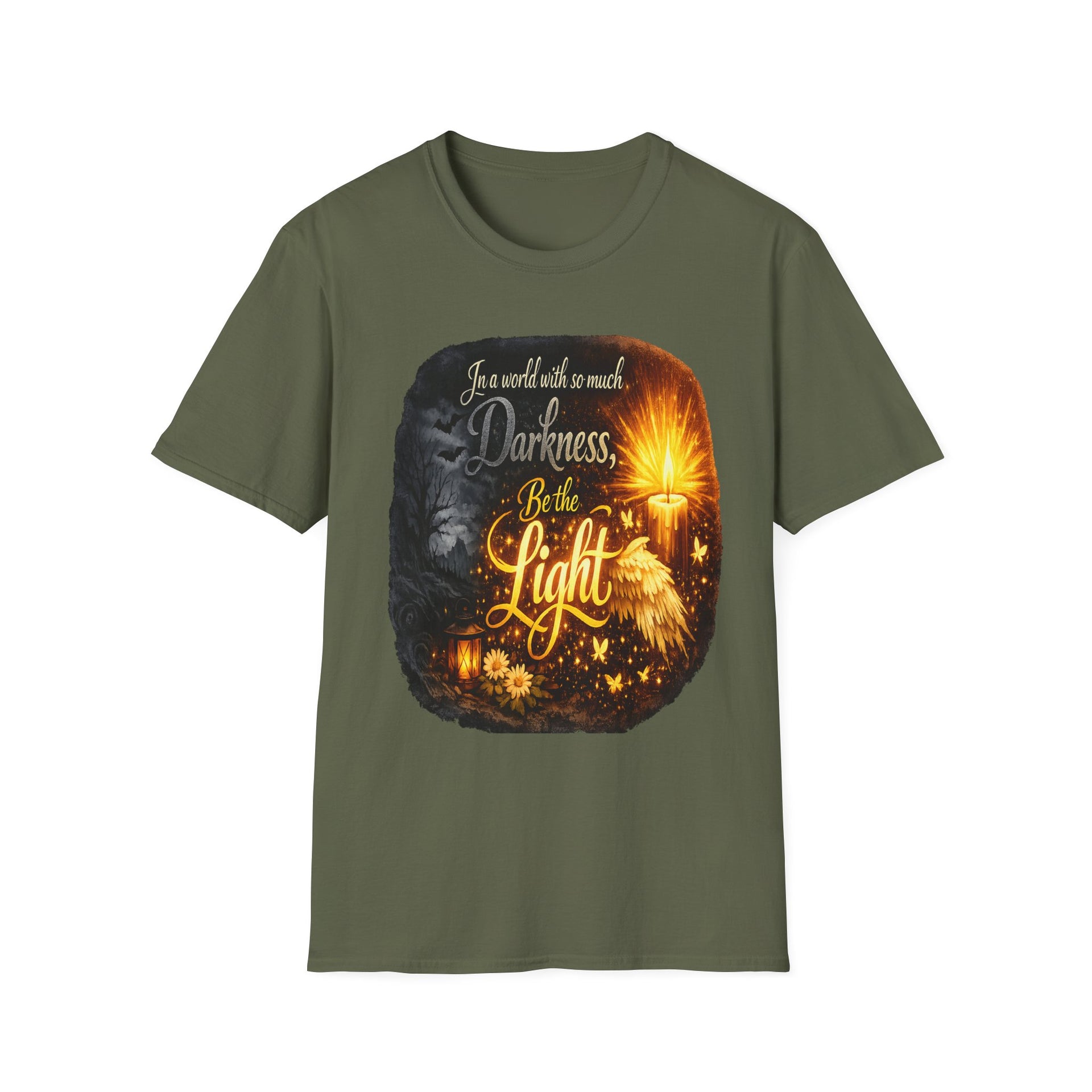 Inspirational 'Be the Light' T-Shirt