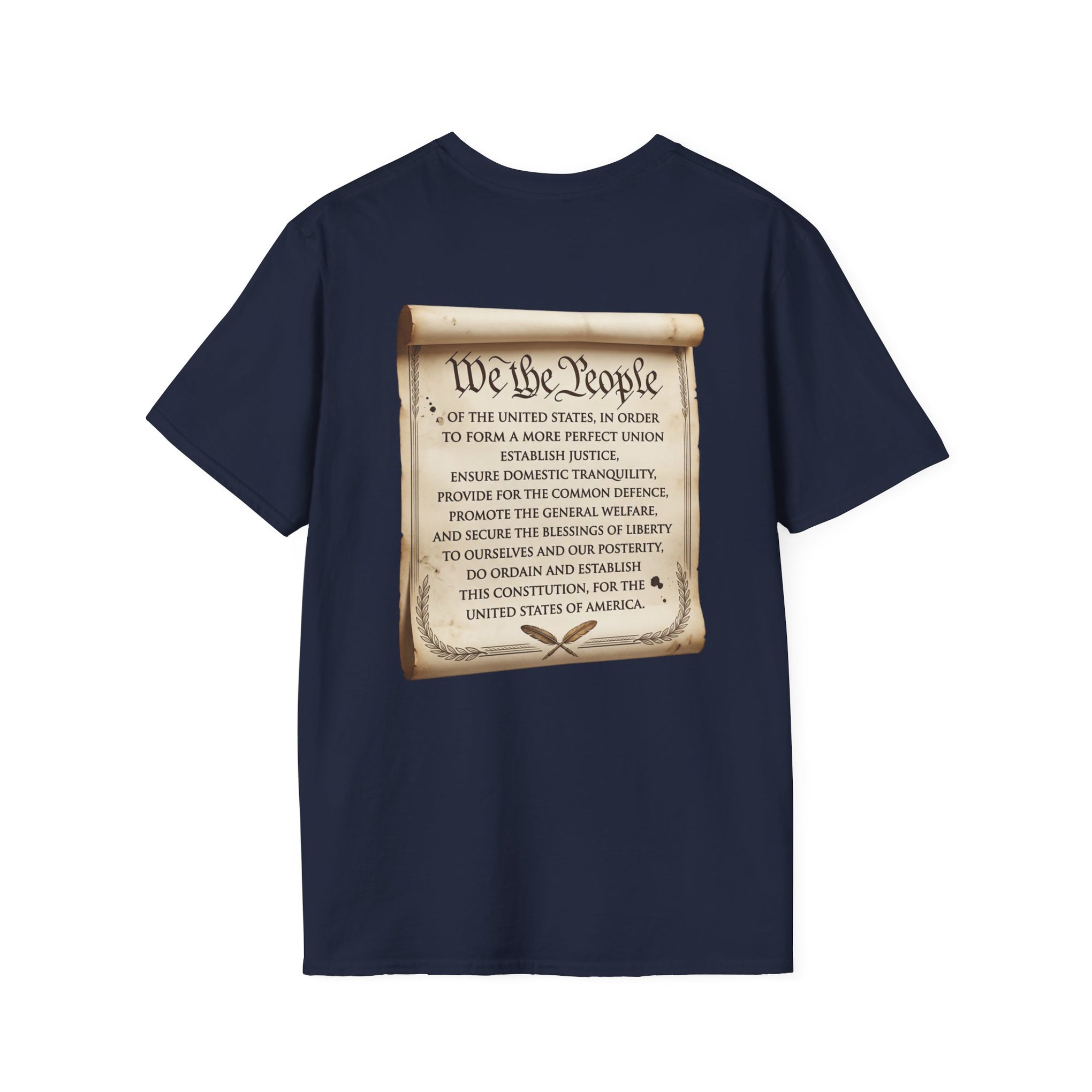 Patriotic "We the People 1776-2026" T-Shirt — American Flag & Constitution Tee for Independence Day