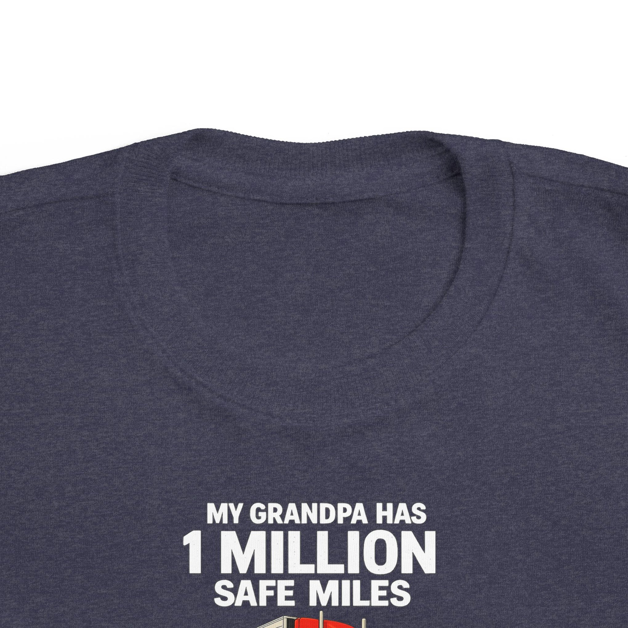 Toddler Tee – "My Grandma Has 1 Million Safe Miles" Cute Grandma Road-Trip Shirt