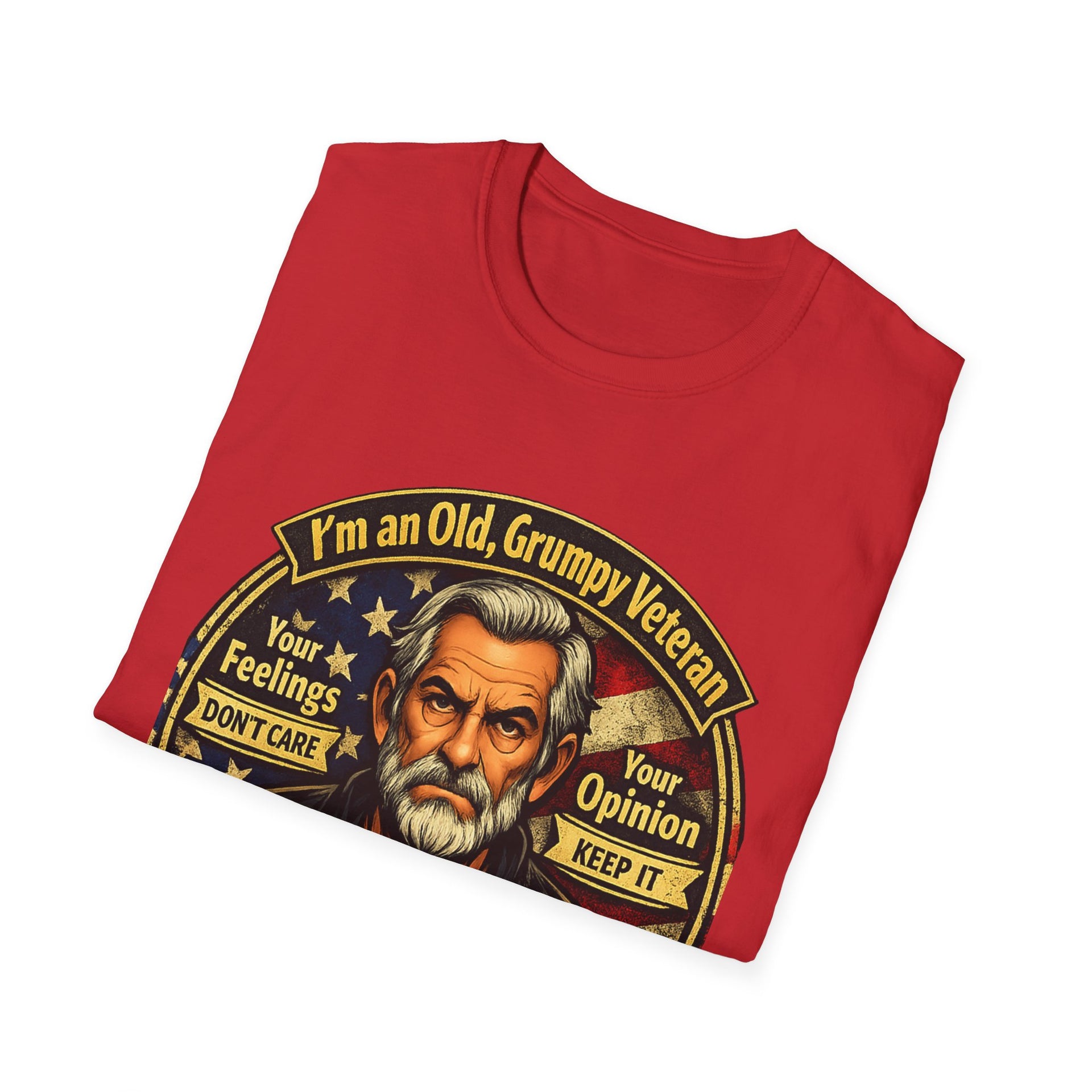 Veteran 'Leave Me Alone' T-Shirt — Old Grumpy Veteran Graphic Tee