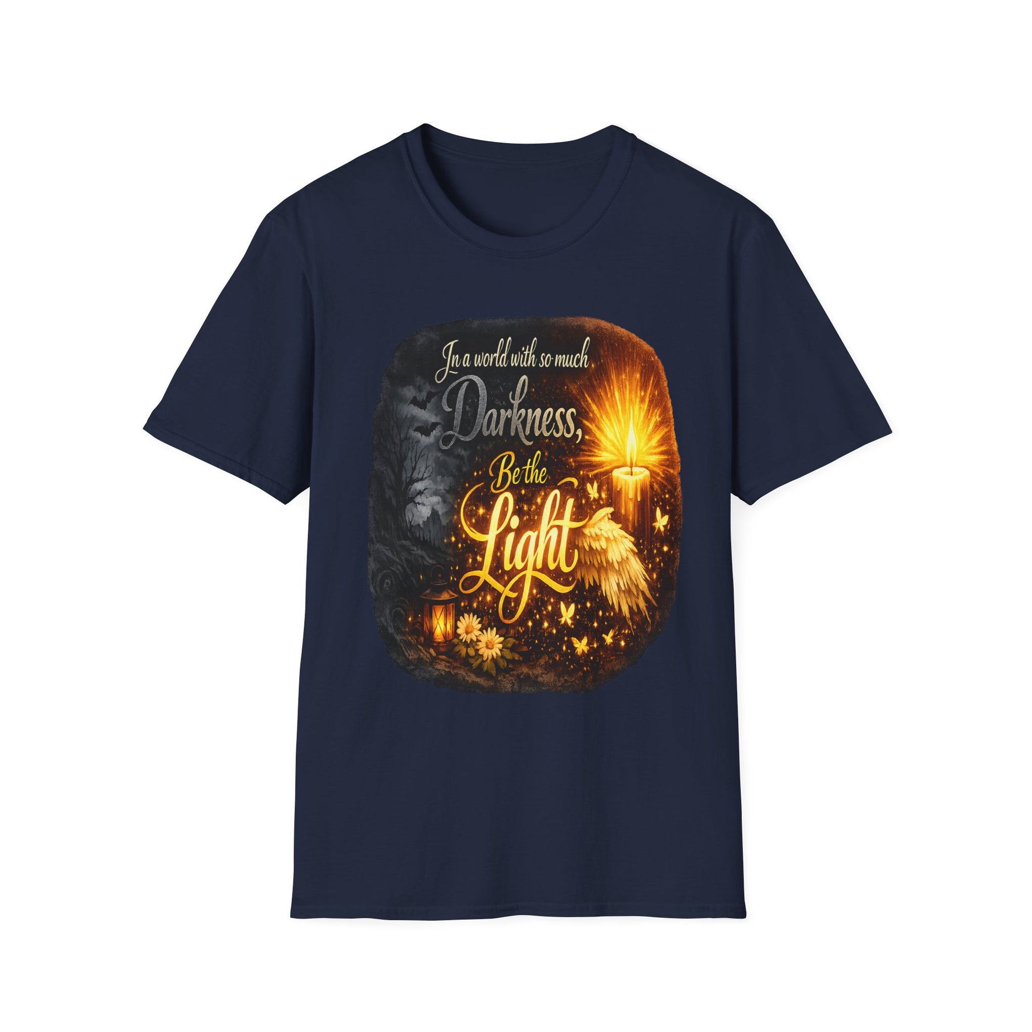 Inspirational 'Be the Light' T-Shirt