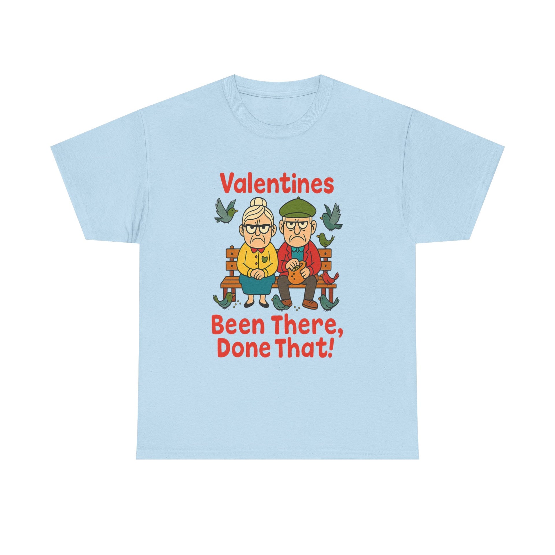 Funny Valentines Couple Unisex Heavy Cotton Tee