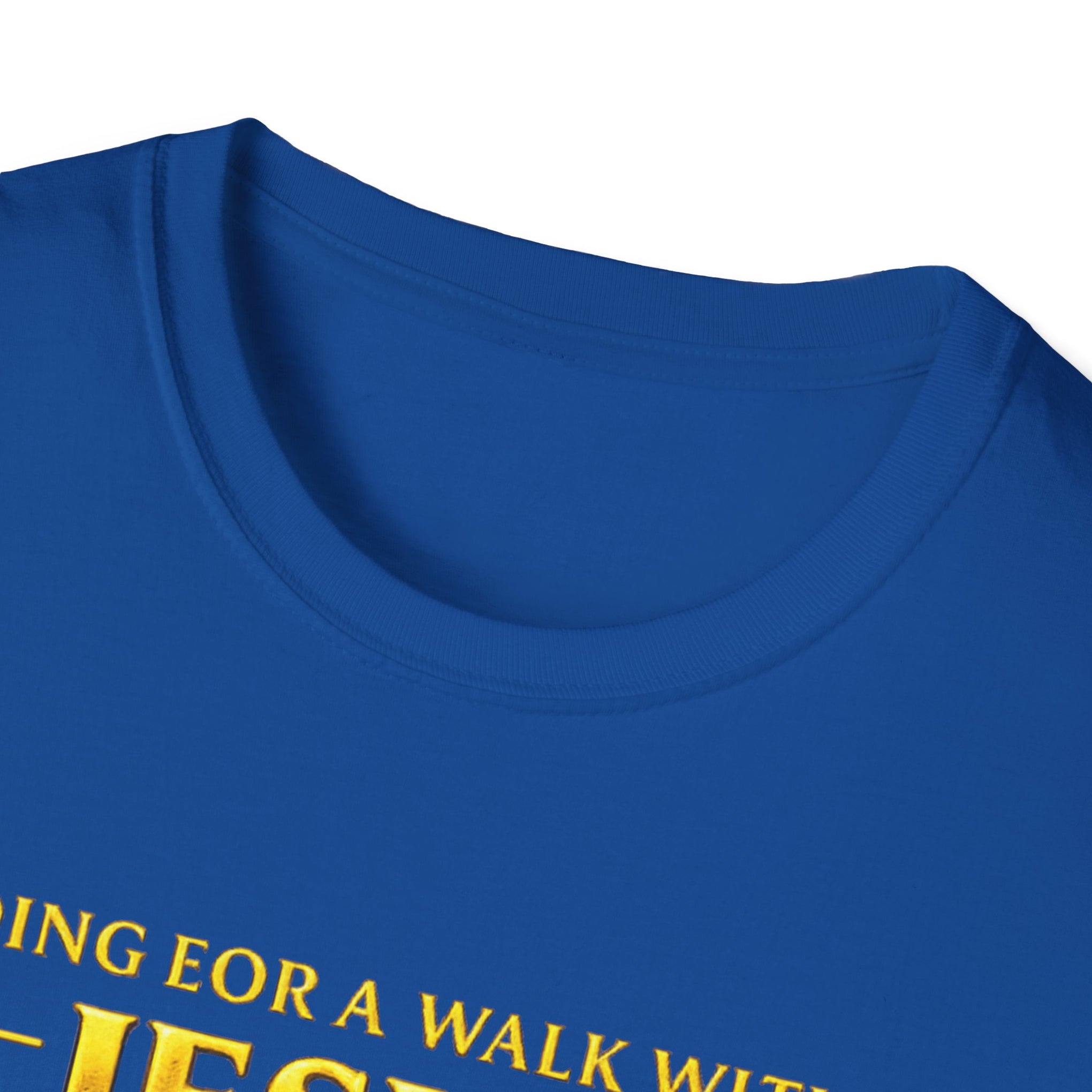 Going for a walk with Jesus T-Shirt – "Wanna Come?" Christian Faith Graphic Tee