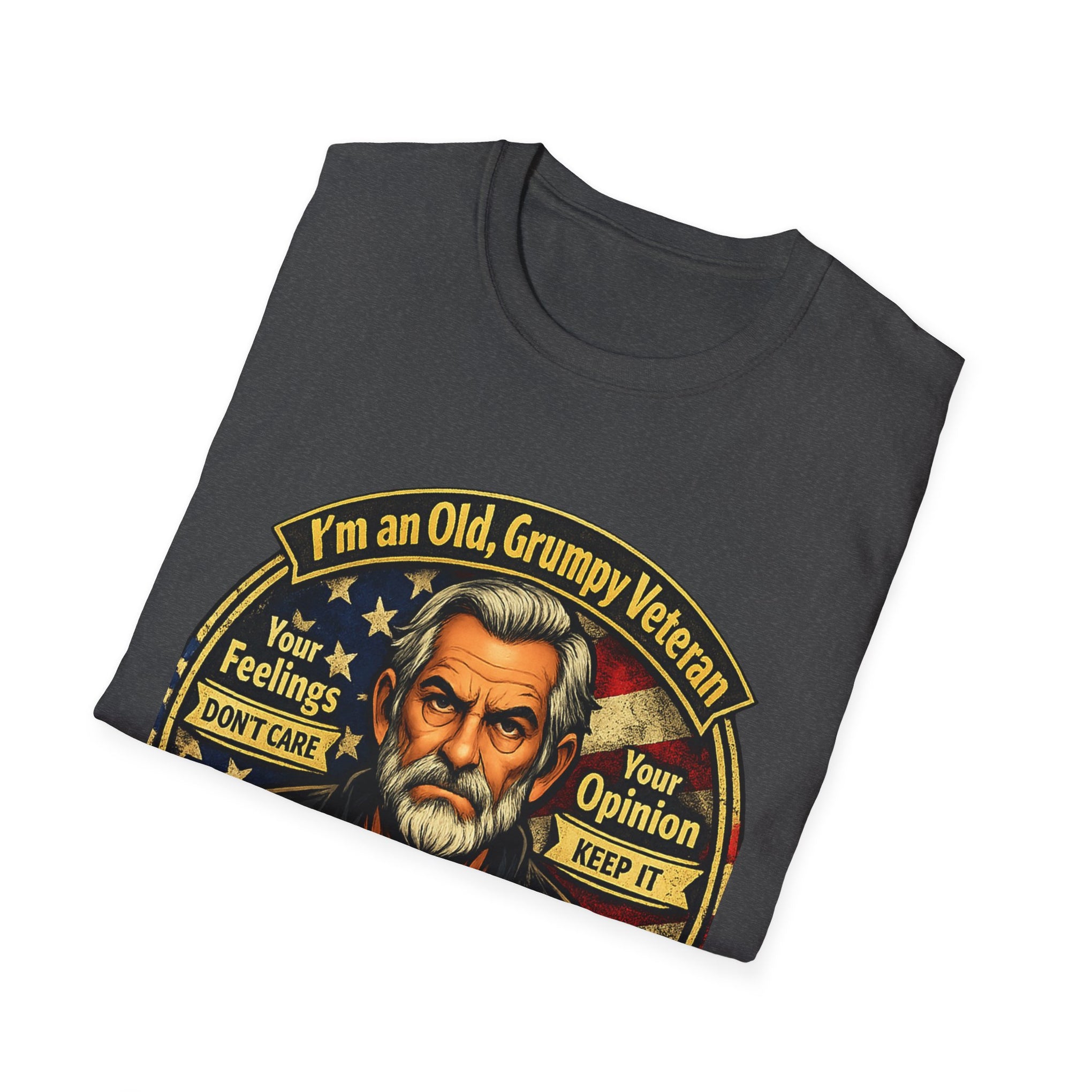 Veteran 'Leave Me Alone' T-Shirt — Old Grumpy Veteran Graphic Tee