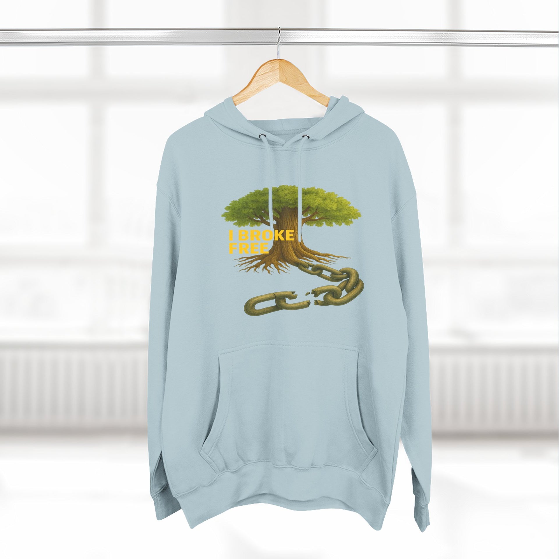 Freedom Breaker Hoodie — "I Broke Free" Mental Health Recovery Hoodie