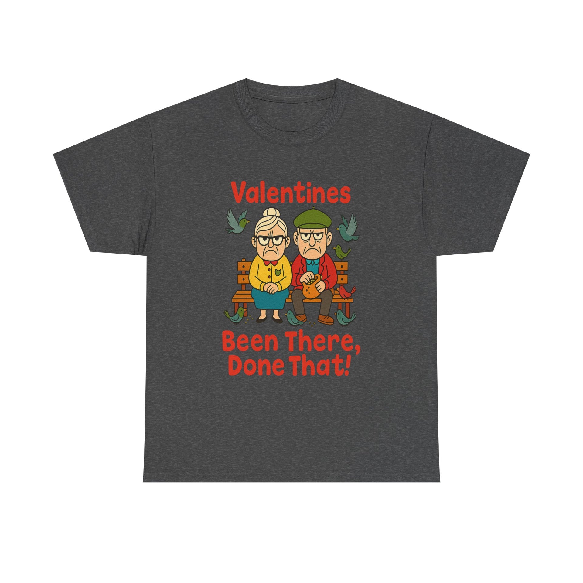 Funny Valentines Couple Unisex Heavy Cotton Tee