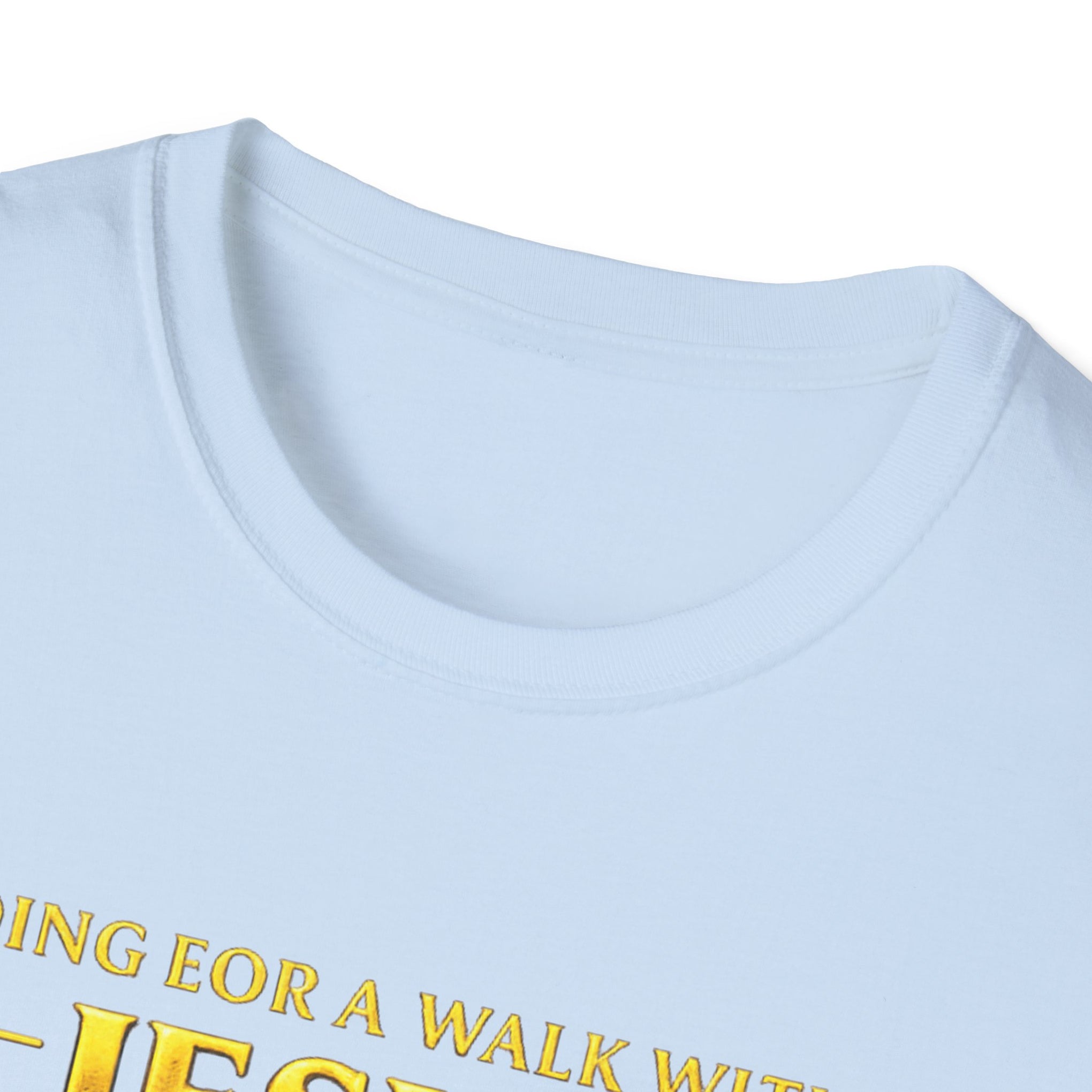 Going for a walk with Jesus T-Shirt – "Wanna Come?" Christian Faith Graphic Tee