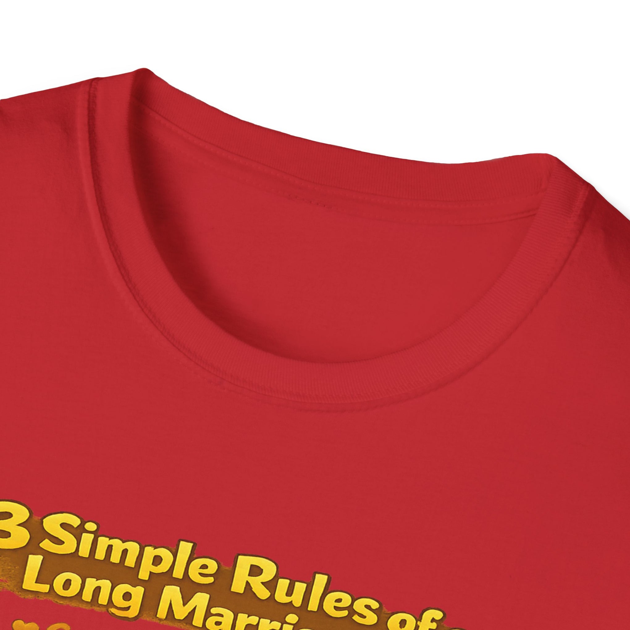 Marriage Rules T-Shirt – “3 Simple Rules of a Long Marriage: Communication, Trust, Separate Blankets!”