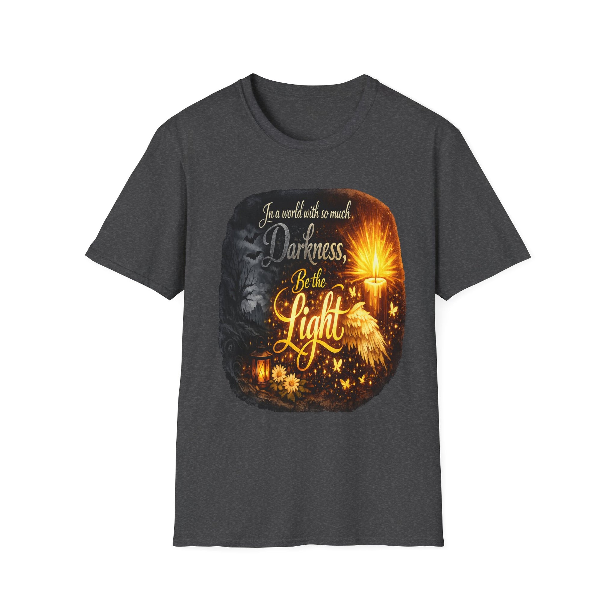 Inspirational 'Be the Light' T-Shirt