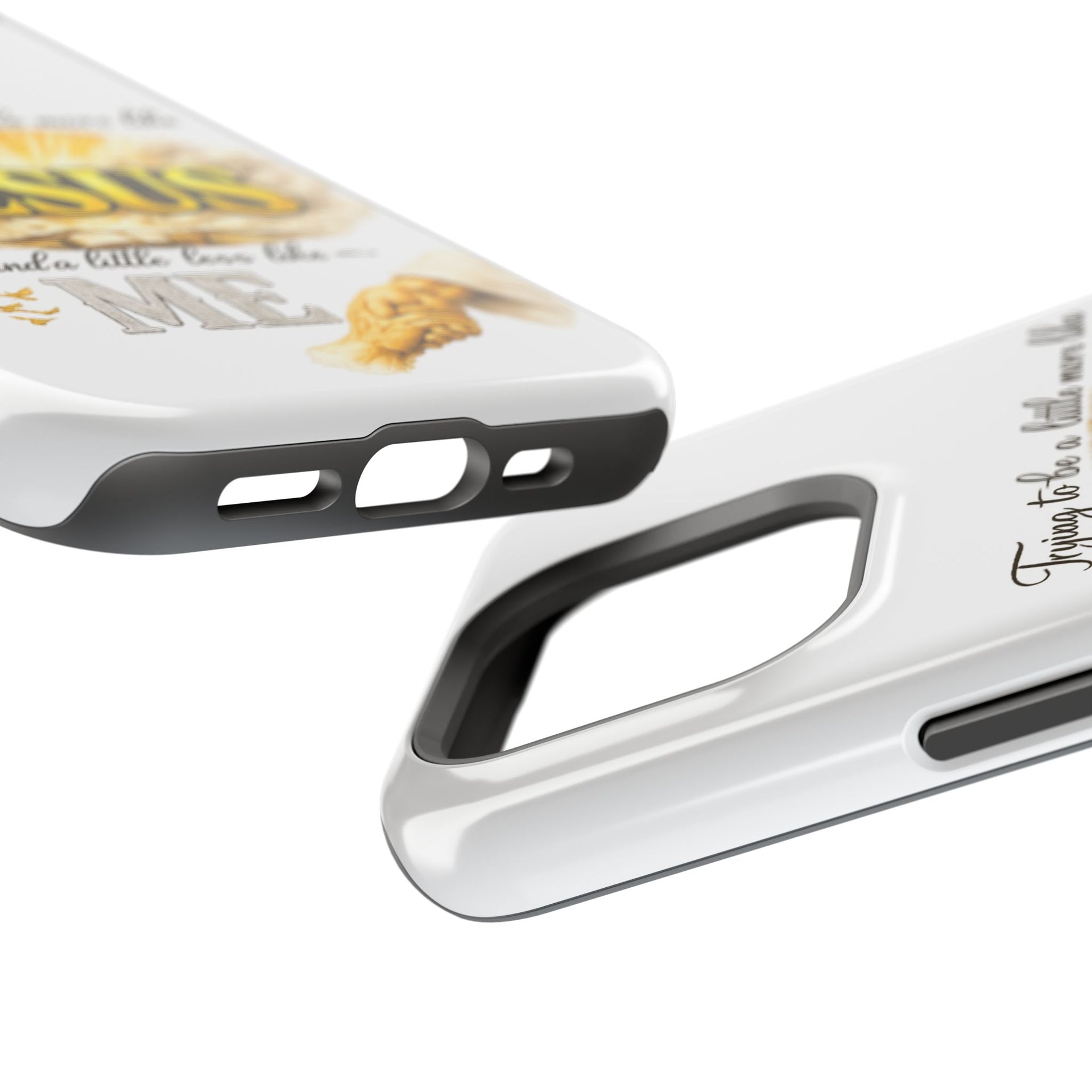 Christian Quote Magnetic Phone Case — "Trying to be a Little More Jesus and a Little Less Like Me"