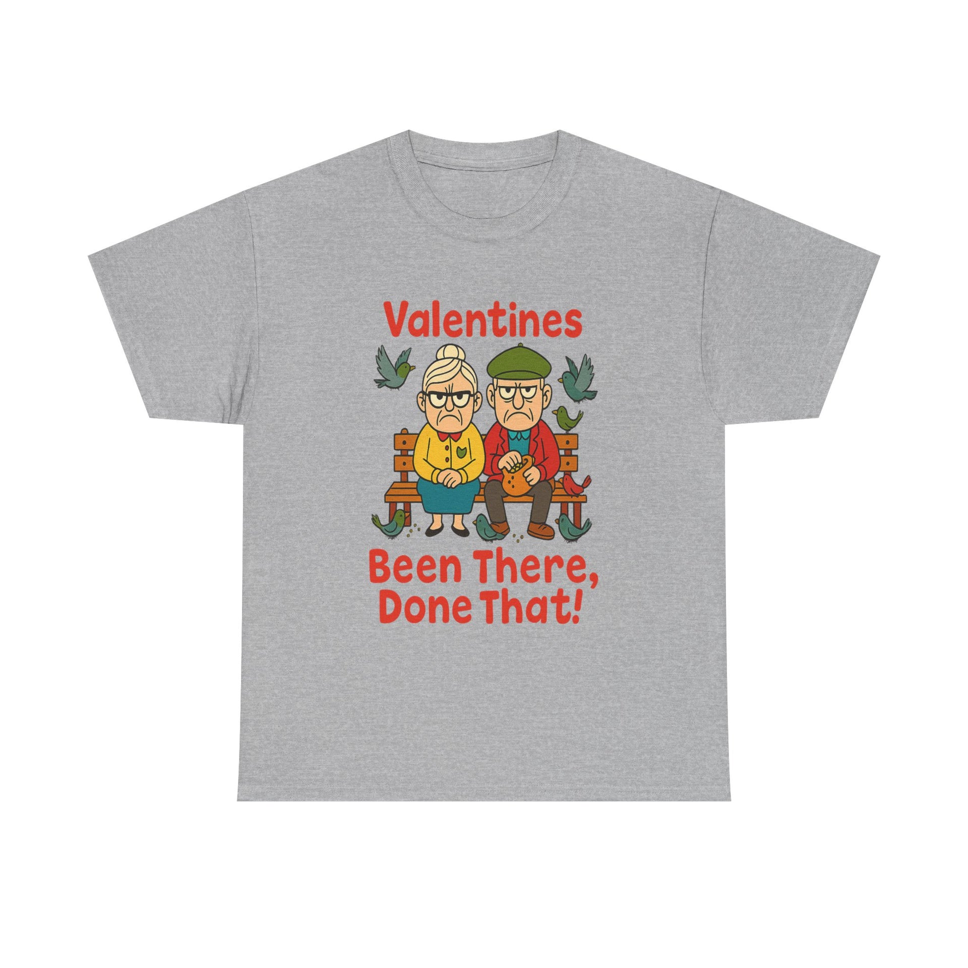 Funny Valentines Couple Unisex Heavy Cotton Tee