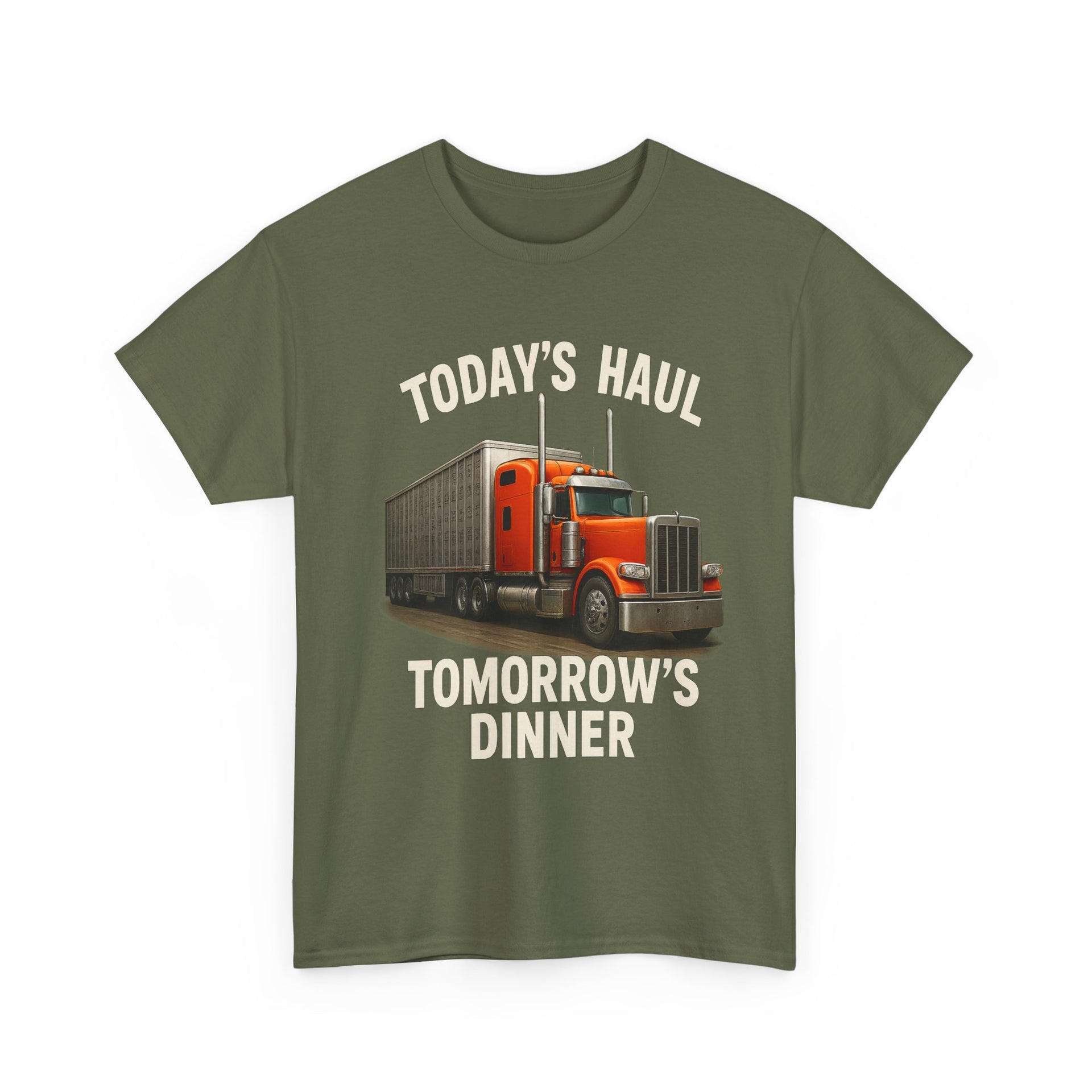 Truck Driver T-Shirt - "Today's Haul, Tomorrow's Dinner" Graphic Tee