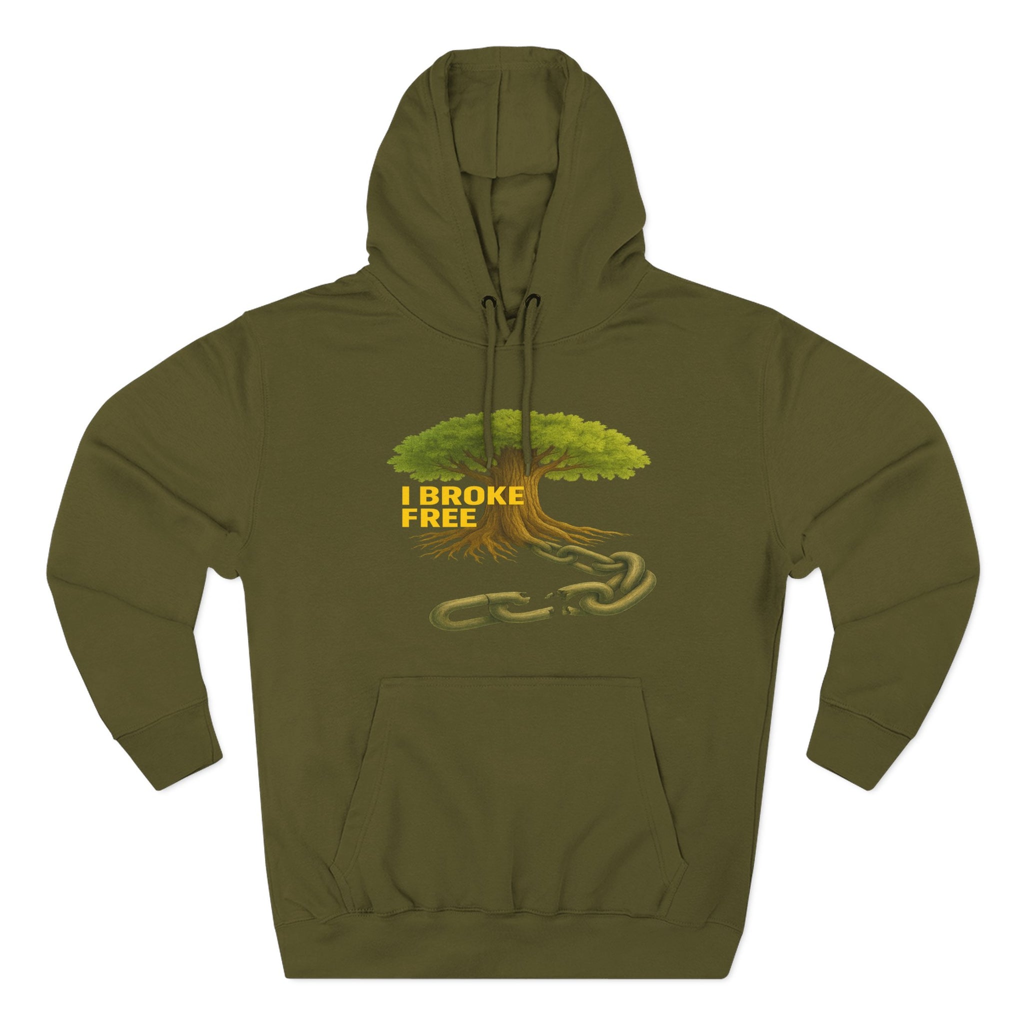 Freedom Breaker Hoodie — "I Broke Free" Mental Health Recovery Hoodie