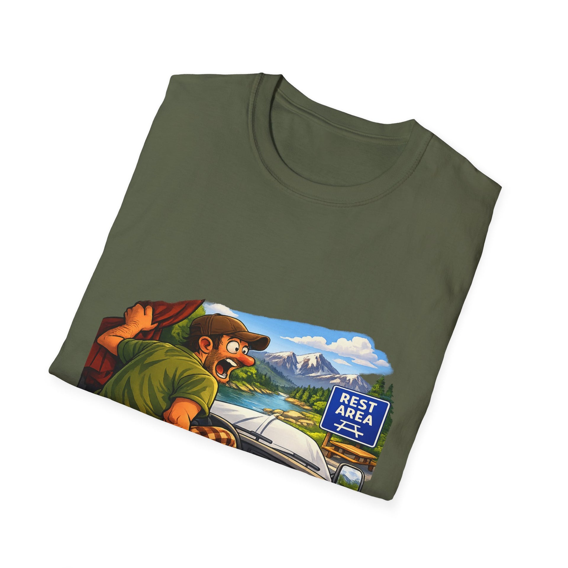 T-Shirt — "Where the Hell Am I?" Road Trip Scenic Graphic Tee