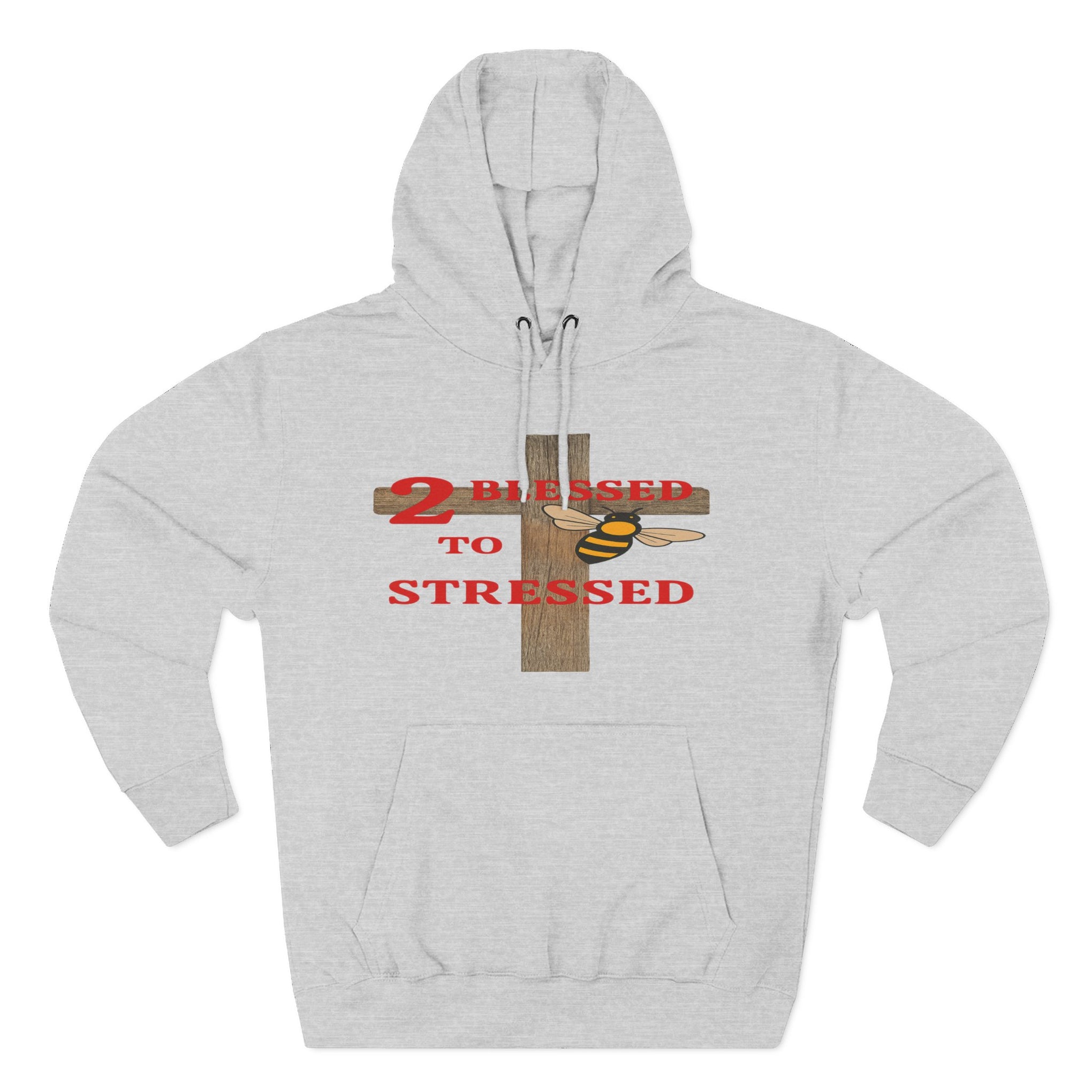 Three-Panel Fleece Hoodie
