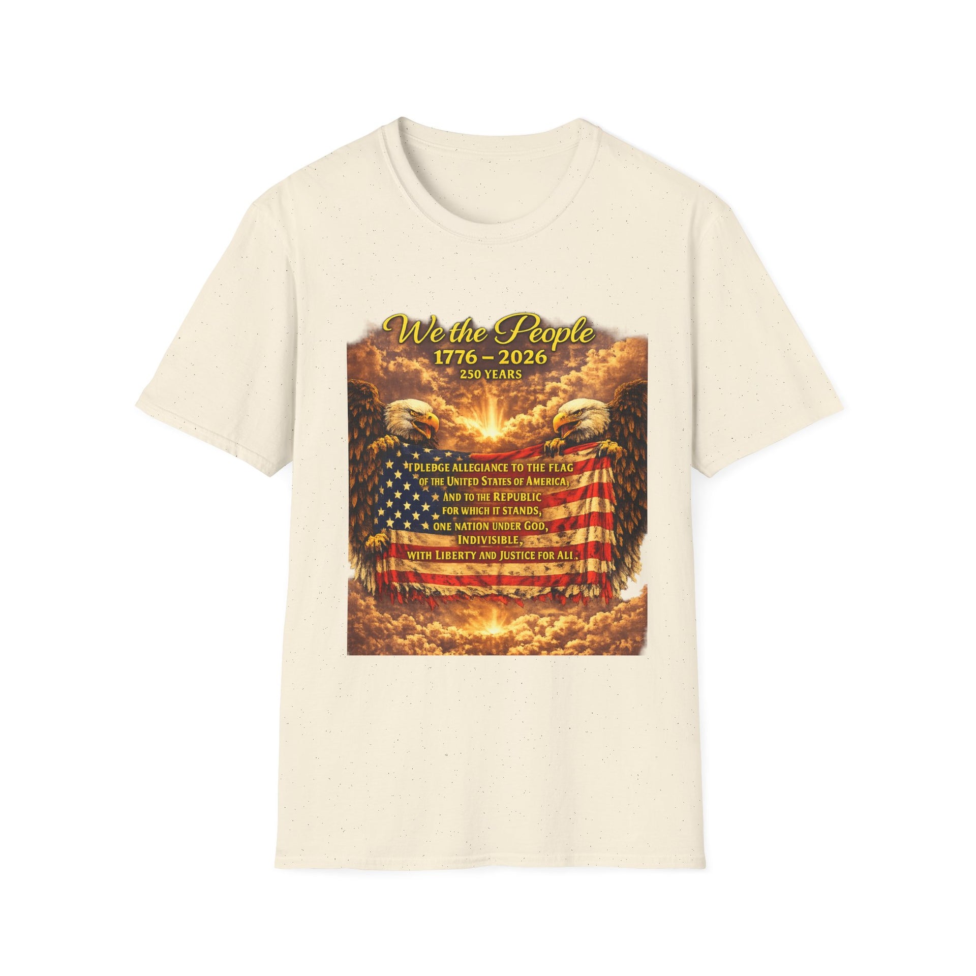 Patriotic 'We the People 1776–2026' American Flag T-Shirt