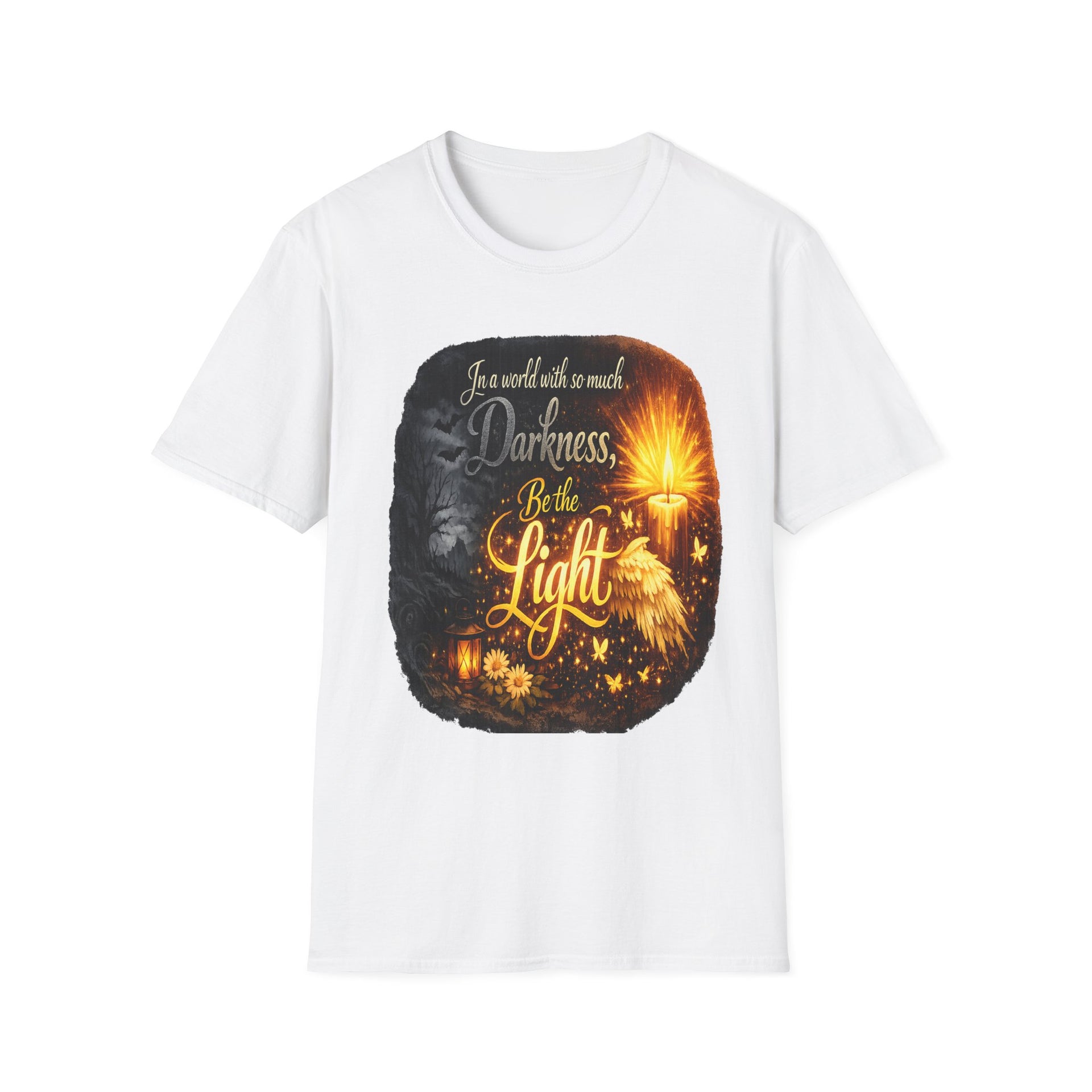 Inspirational 'Be the Light' T-Shirt