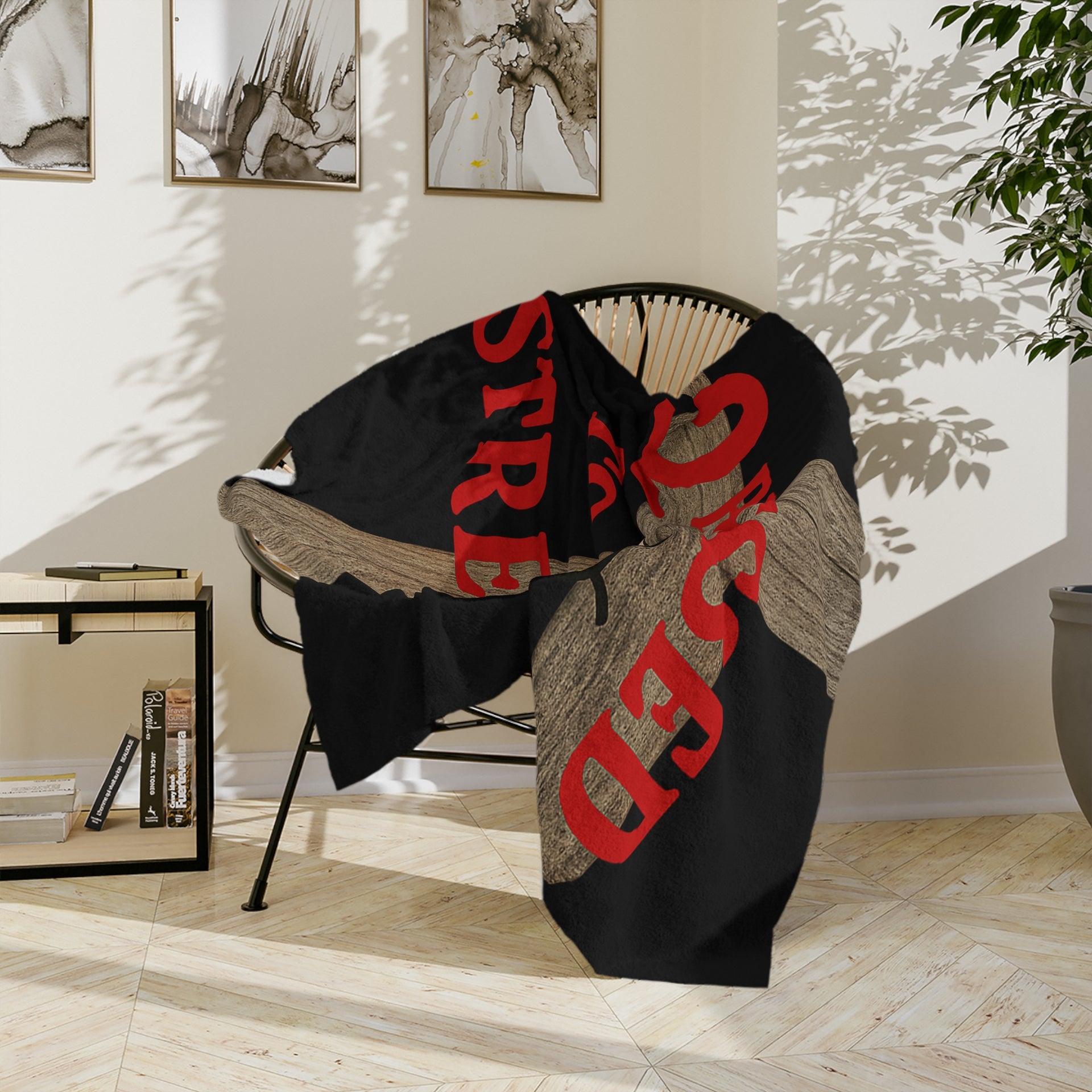 Blessed Not Stressed Microfiber Blanket – Cross & Bee Inspirational Throw