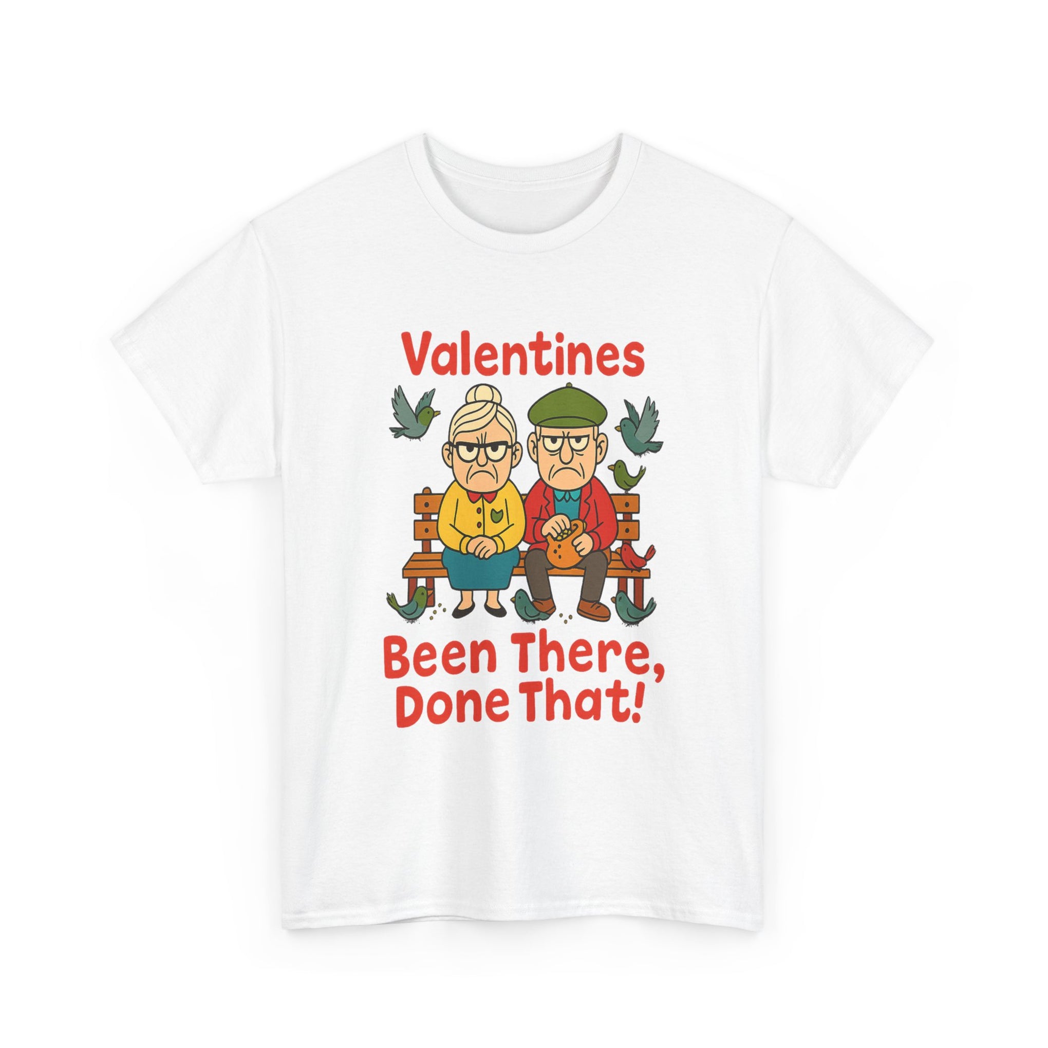 Funny Valentines Couple Unisex Heavy Cotton Tee