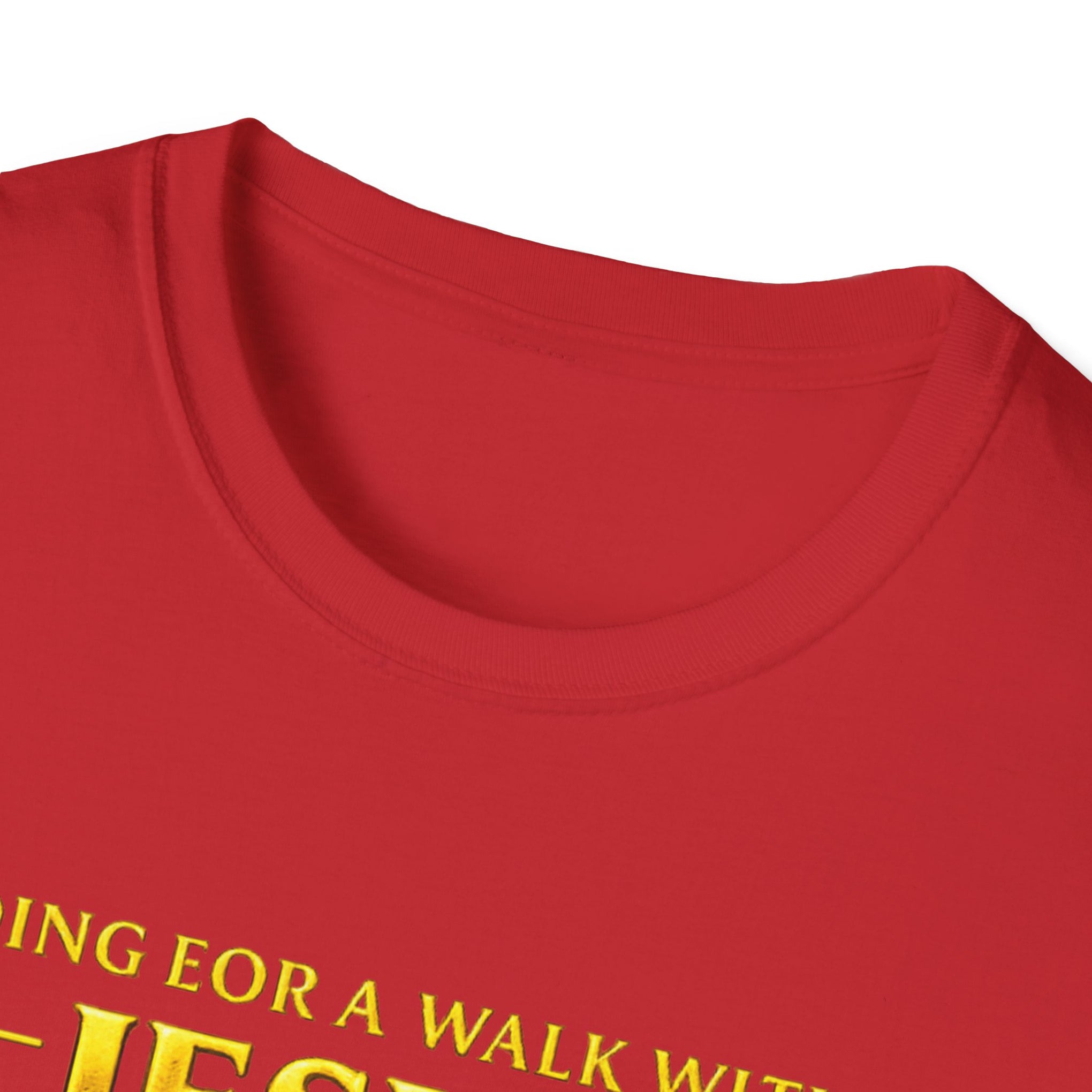 Going for a walk with Jesus T-Shirt – "Wanna Come?" Christian Faith Graphic Tee