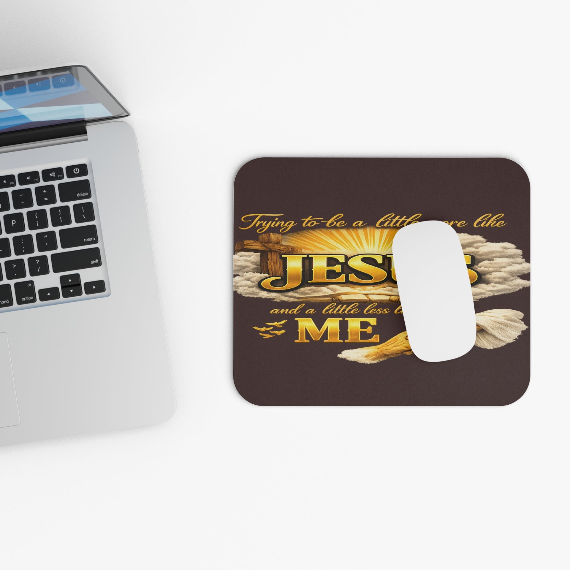 Mouse Pad - more like Jesus, less like Me (Rectangle)