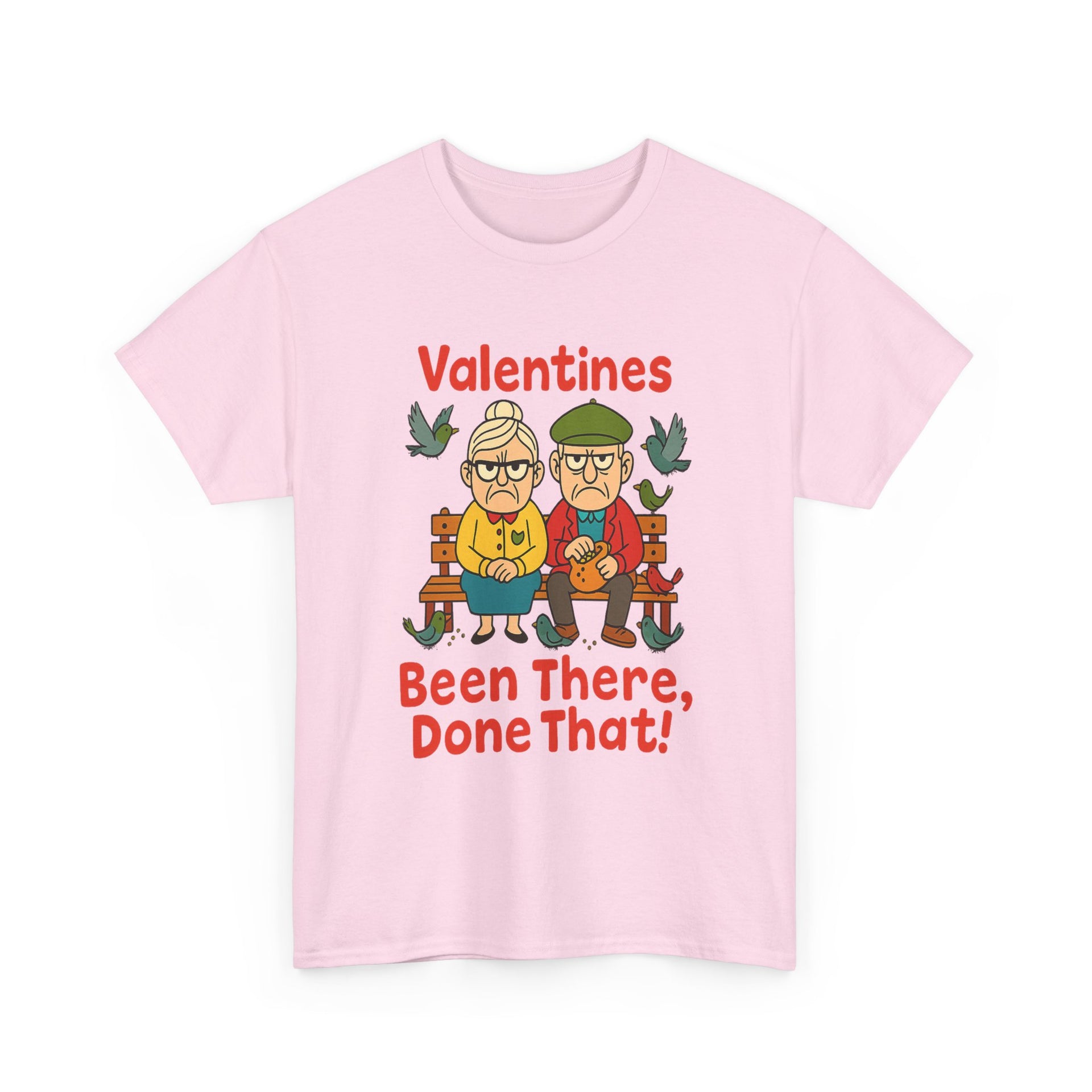Funny Valentines Couple Unisex Heavy Cotton Tee