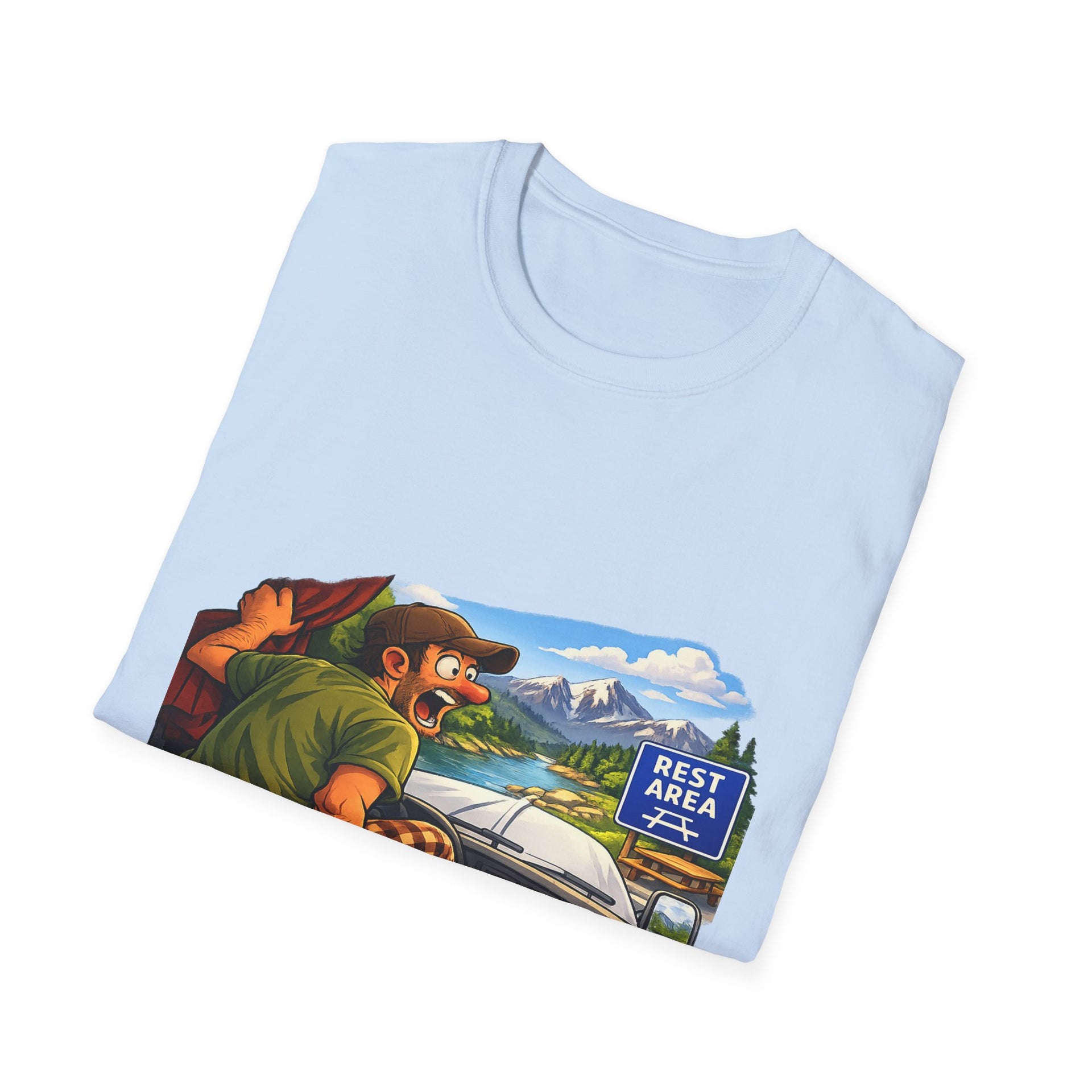 T-Shirt — "Where the Hell Am I?" Road Trip Scenic Graphic Tee