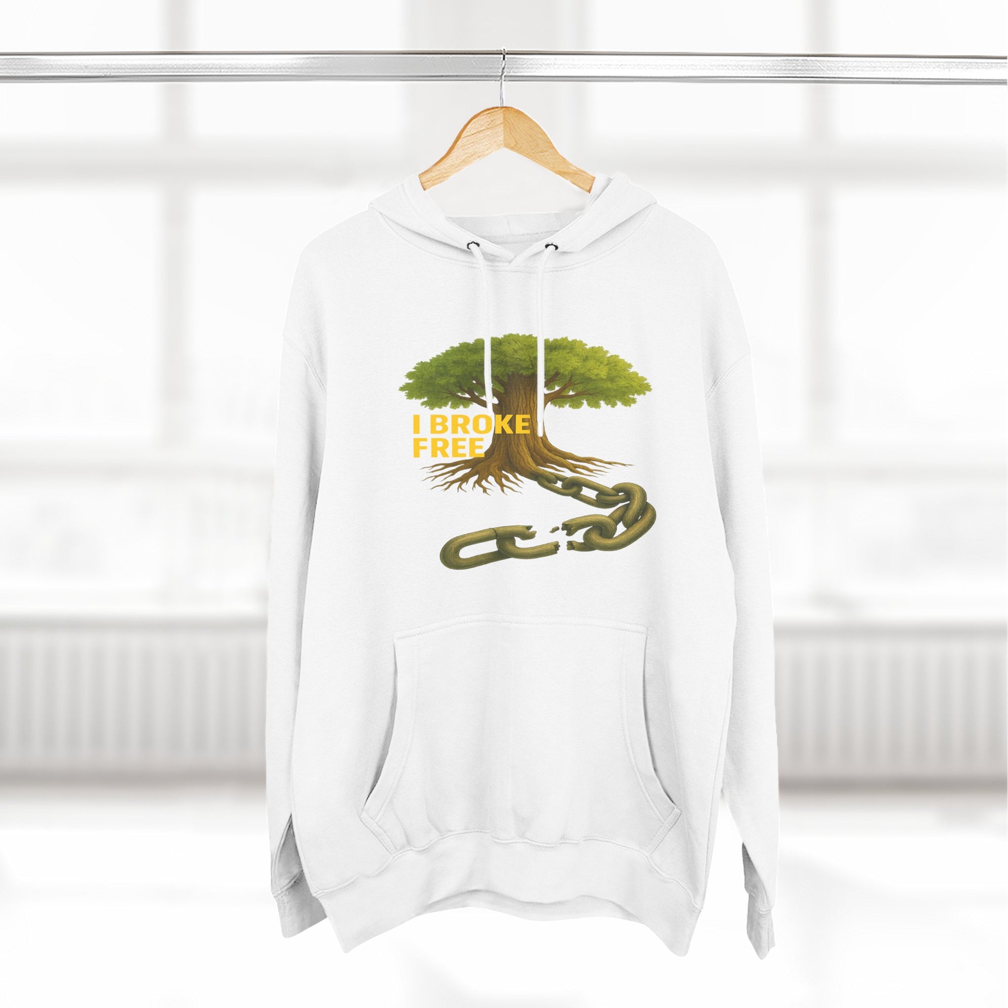 Freedom Breaker Hoodie — "I Broke Free" Mental Health Recovery Hoodie