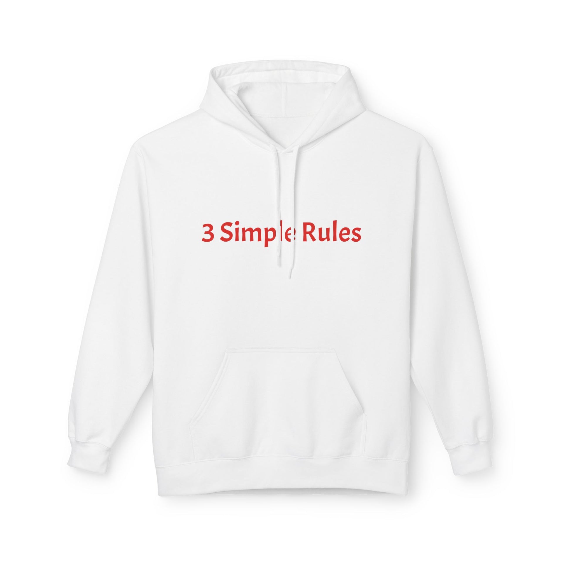 Hoodie — '3 Simple Rules' Trucker Safety Graphic Hoodie (Enjoy the Ride — Get Home Safe)